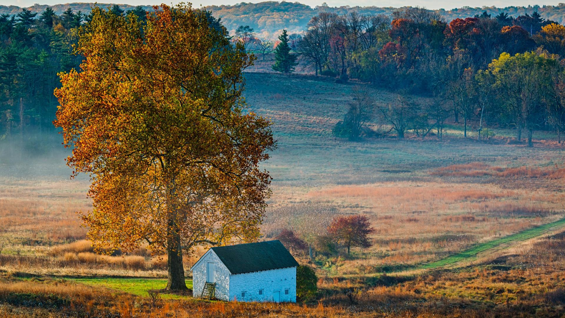 1920x1080 Autumn Pictureque Landscape Ultra Free Transparent Image HQ