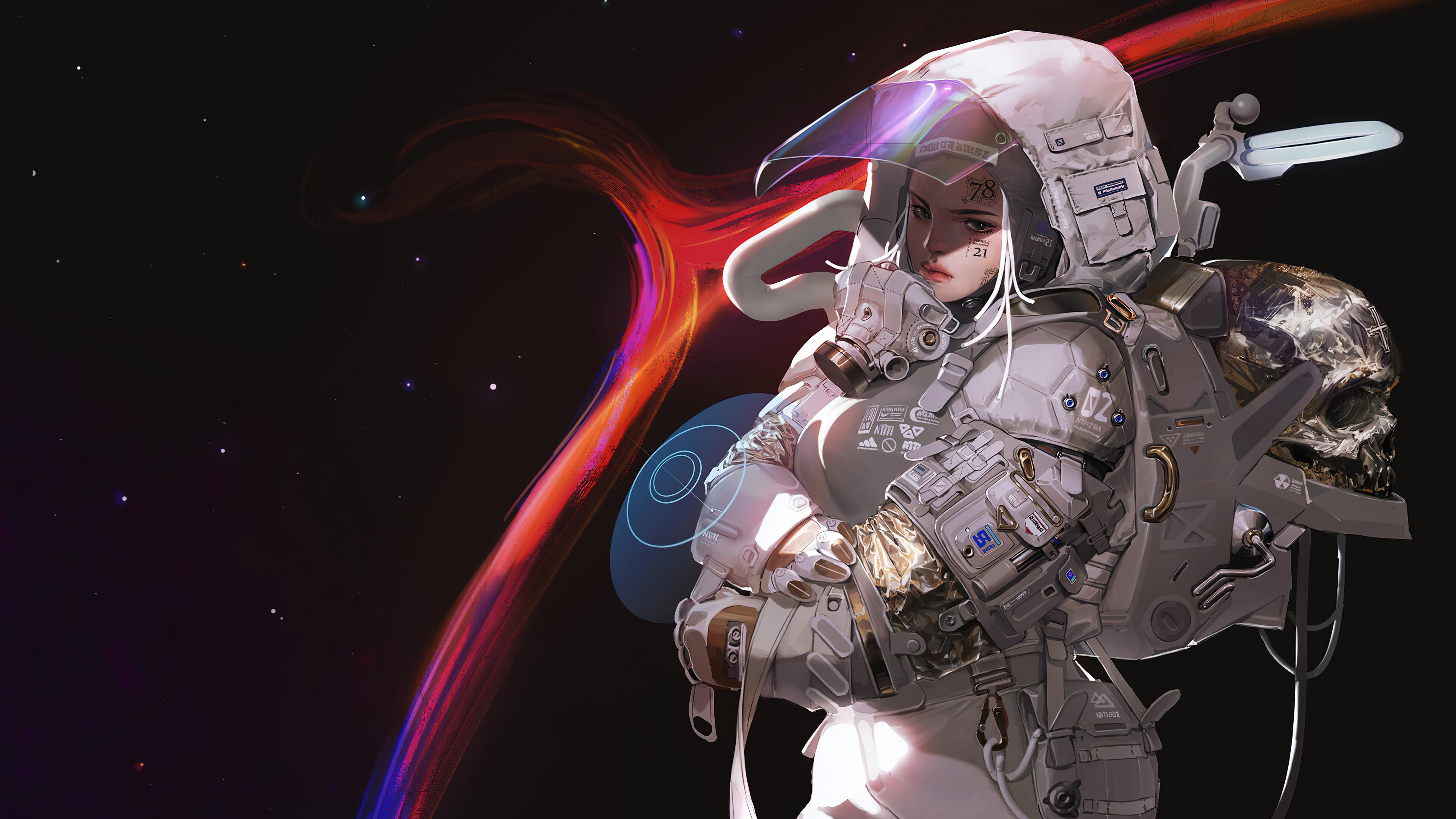 3840x2160 Astronaut 4K wallpaper for your desktop or mobile screen free and easy to download