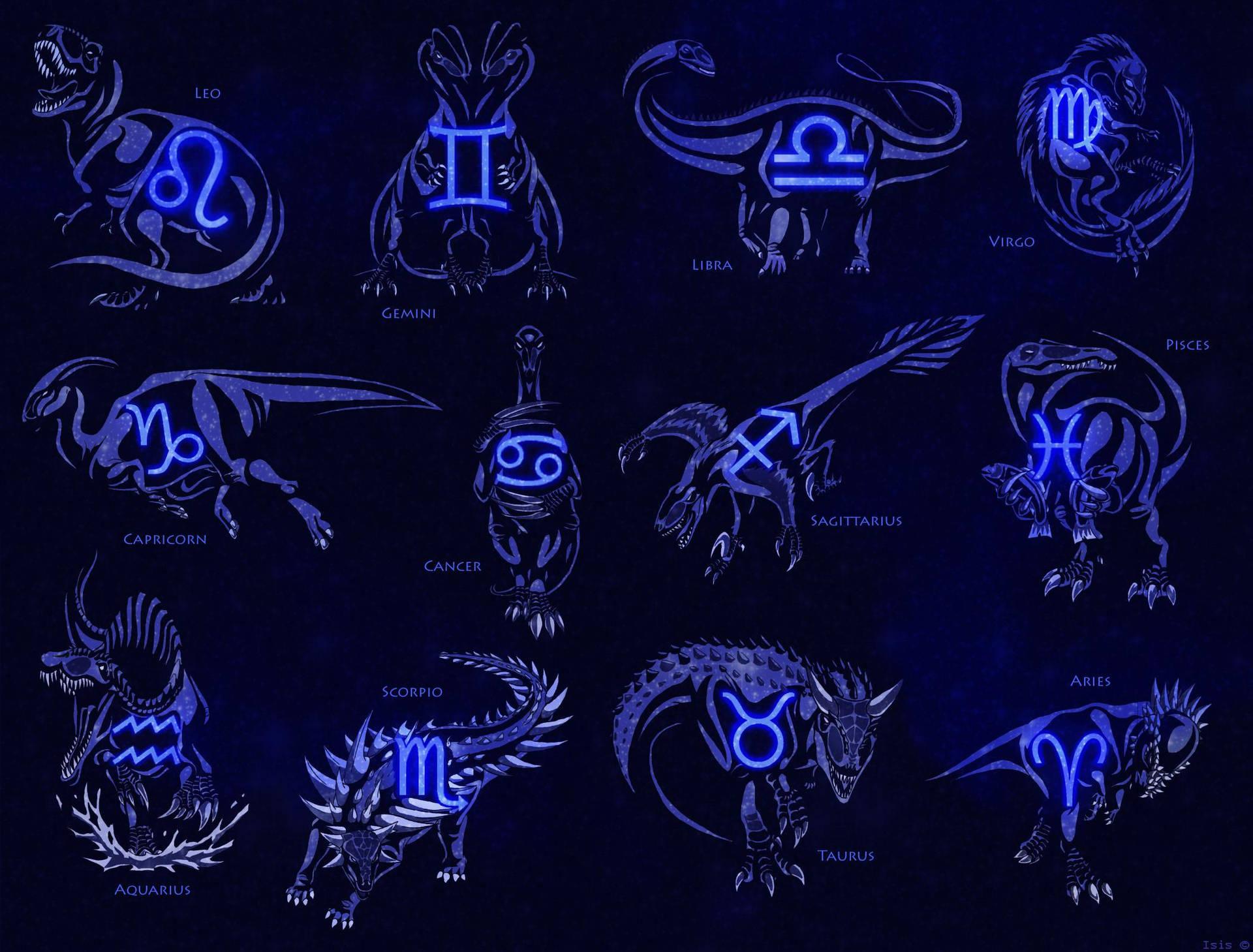 1920x1459 Download Pisces And Other Zodiac Symbols Wallpaper