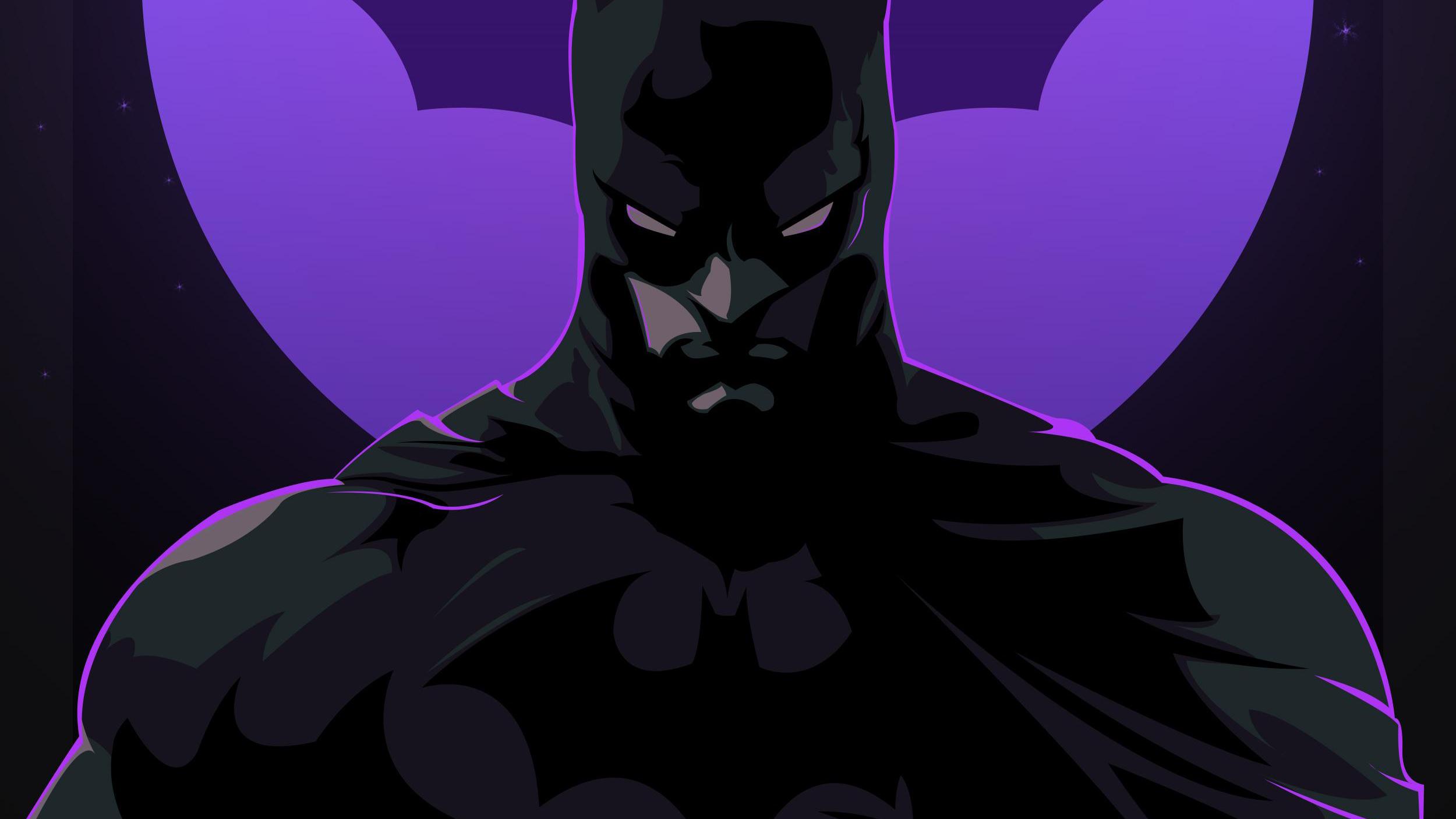 2500x1406 Batman New Neon Art, HD Superheroes, 4k Wallpaper, Image, Background, Photo and Picture