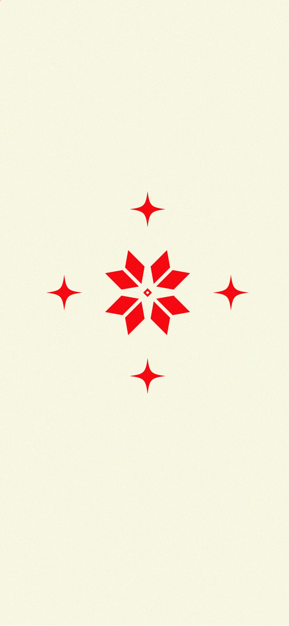 1183x2560 Nordic Simple Christmas Pattern Wallpaper Wallpaper iPhone