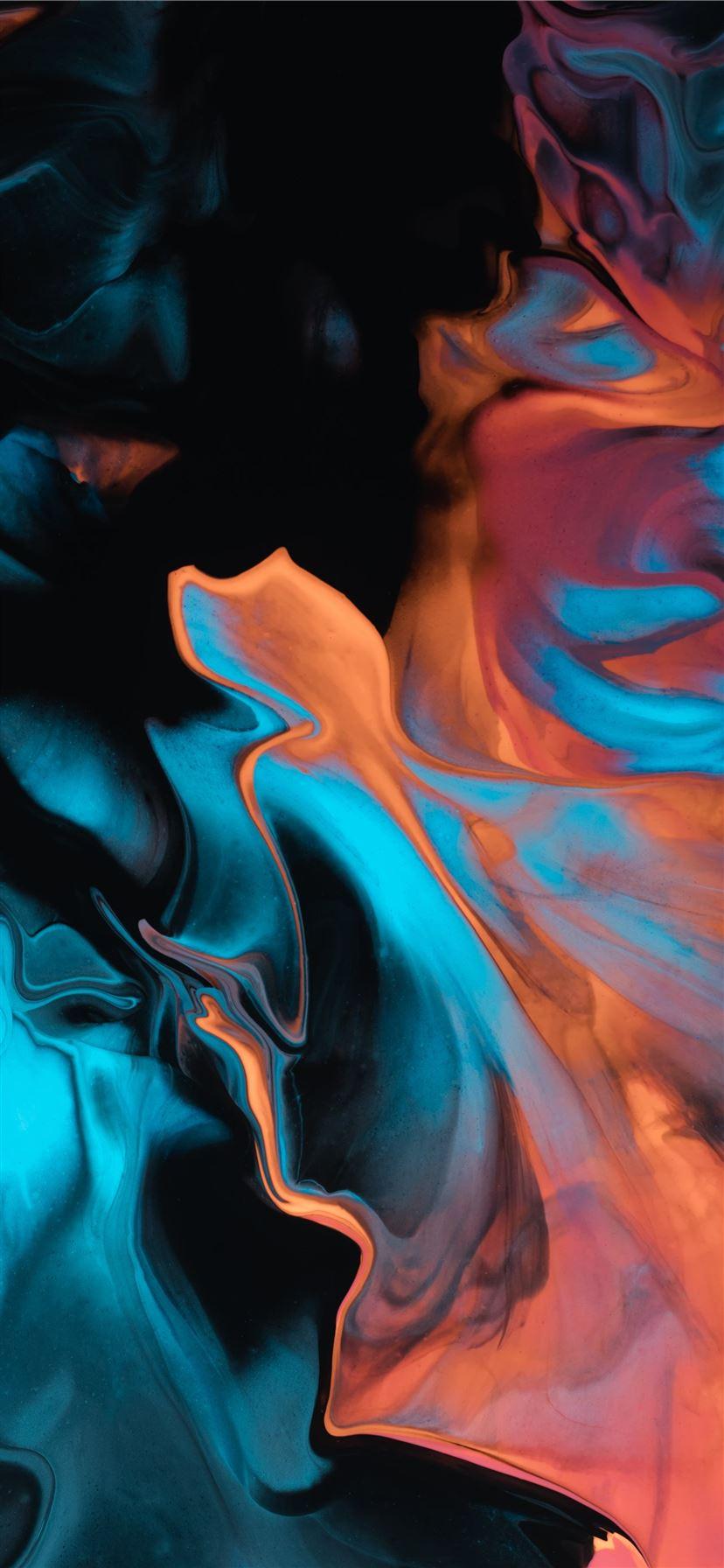 828x1792 Best Cyan iPhone 11 HD Wallpaper