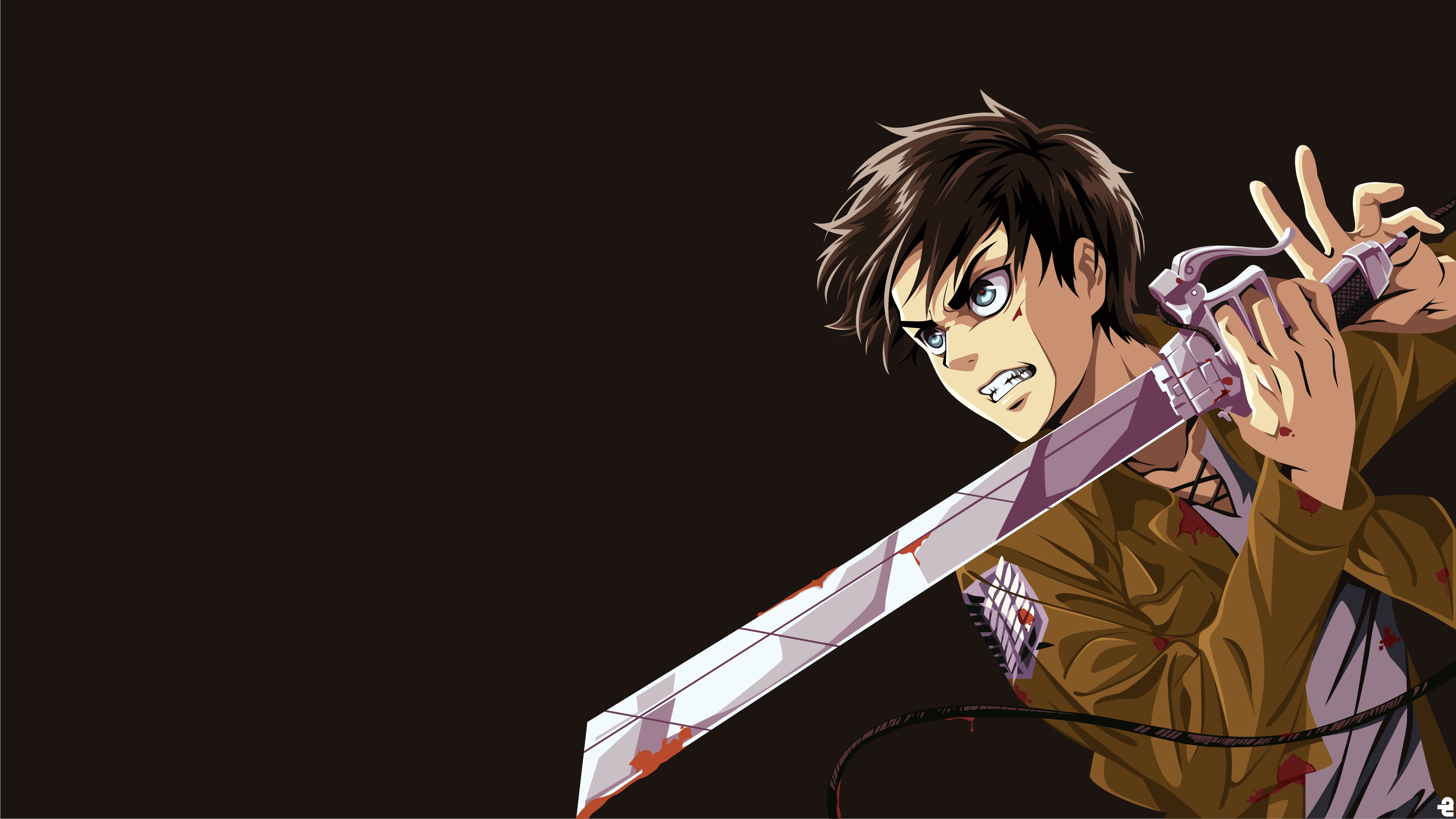 3840x2160 Attack On Titan Eren Wallpaper