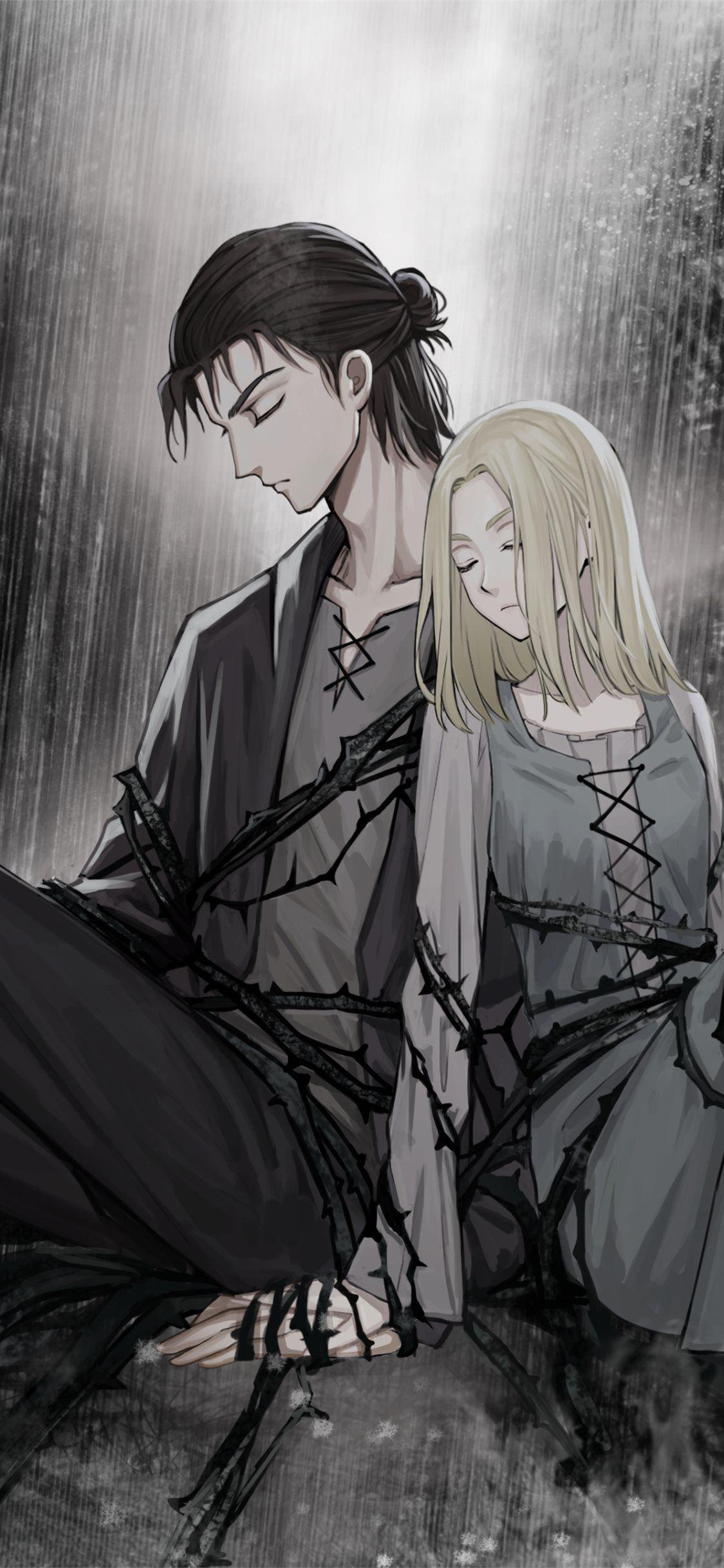 1125x2436 Eren Yeager Historia Reiss AoT Resolution HD Anime. iPhone Wallpaper Free Download