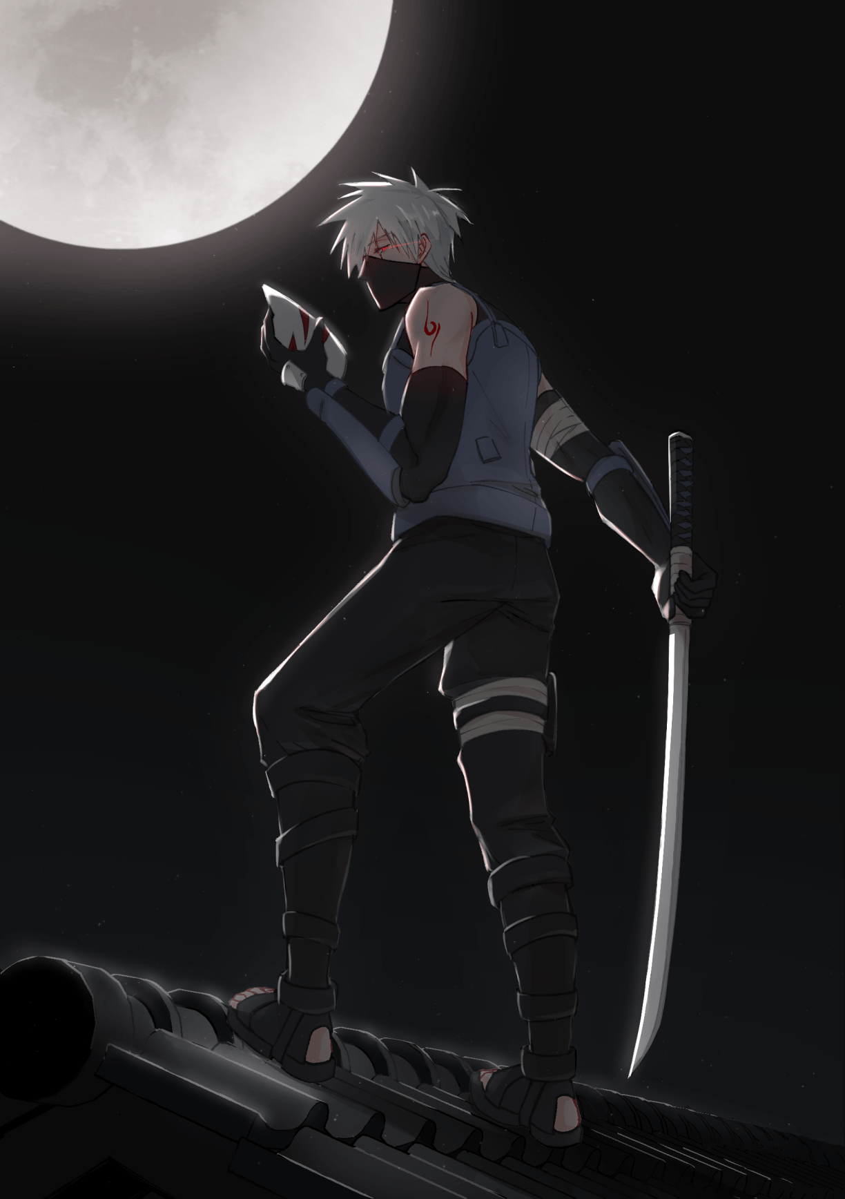 1224x1736 Hatake Kakashi Anime Image Board
