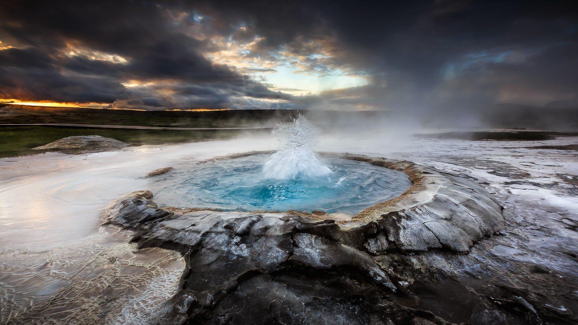 1920x1080 Free Iceland Volcano Wallpaper #Z24NJ3E