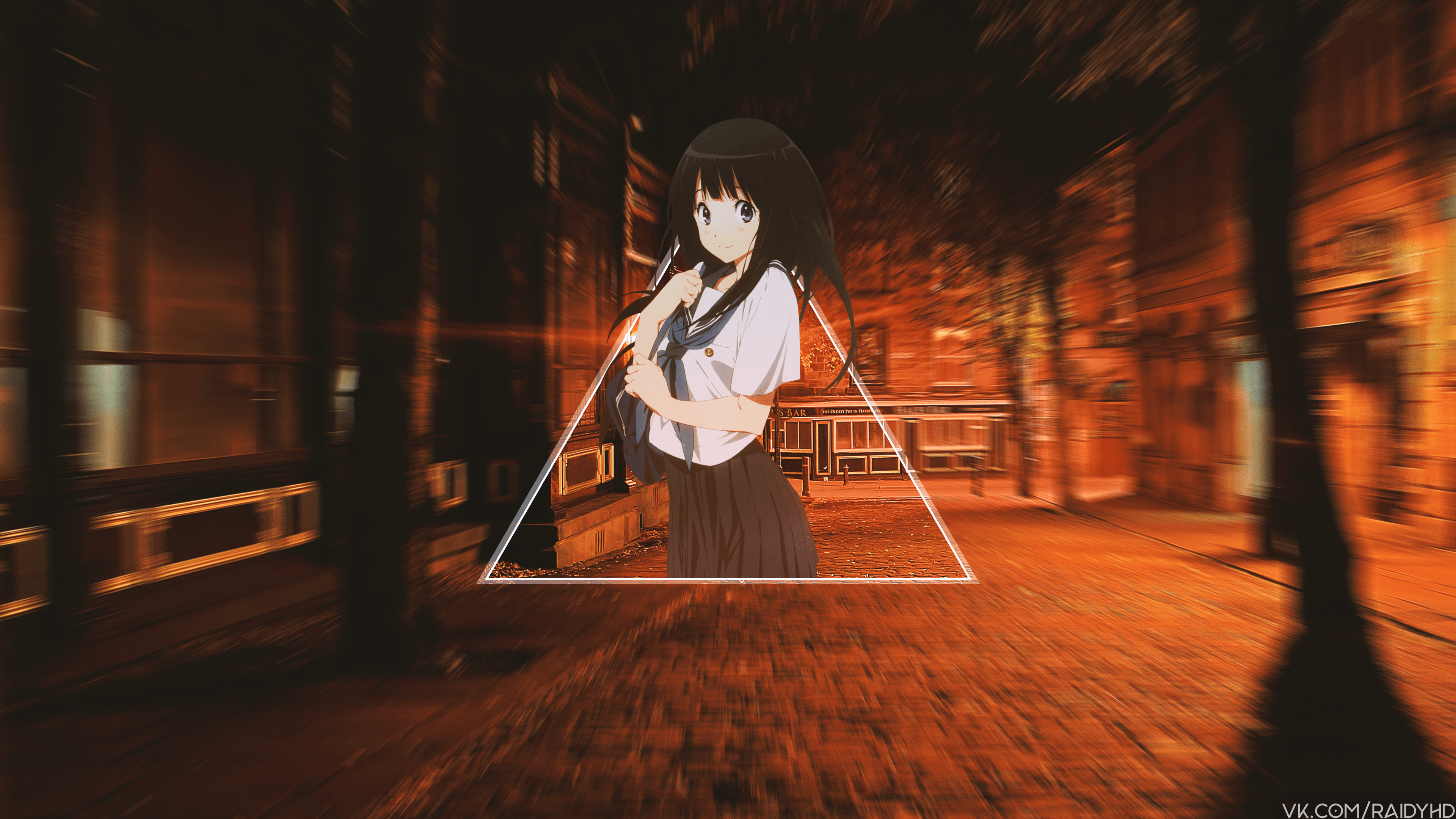 3840x2160 Wallpaper / Anime, Anime Girls, Picture In Picture, Hyouka, Chitanda Eru Free Download
