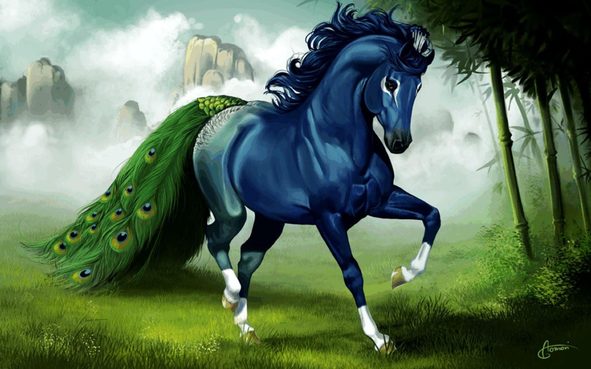 1920x1200 Friesian Horse Wallpaper