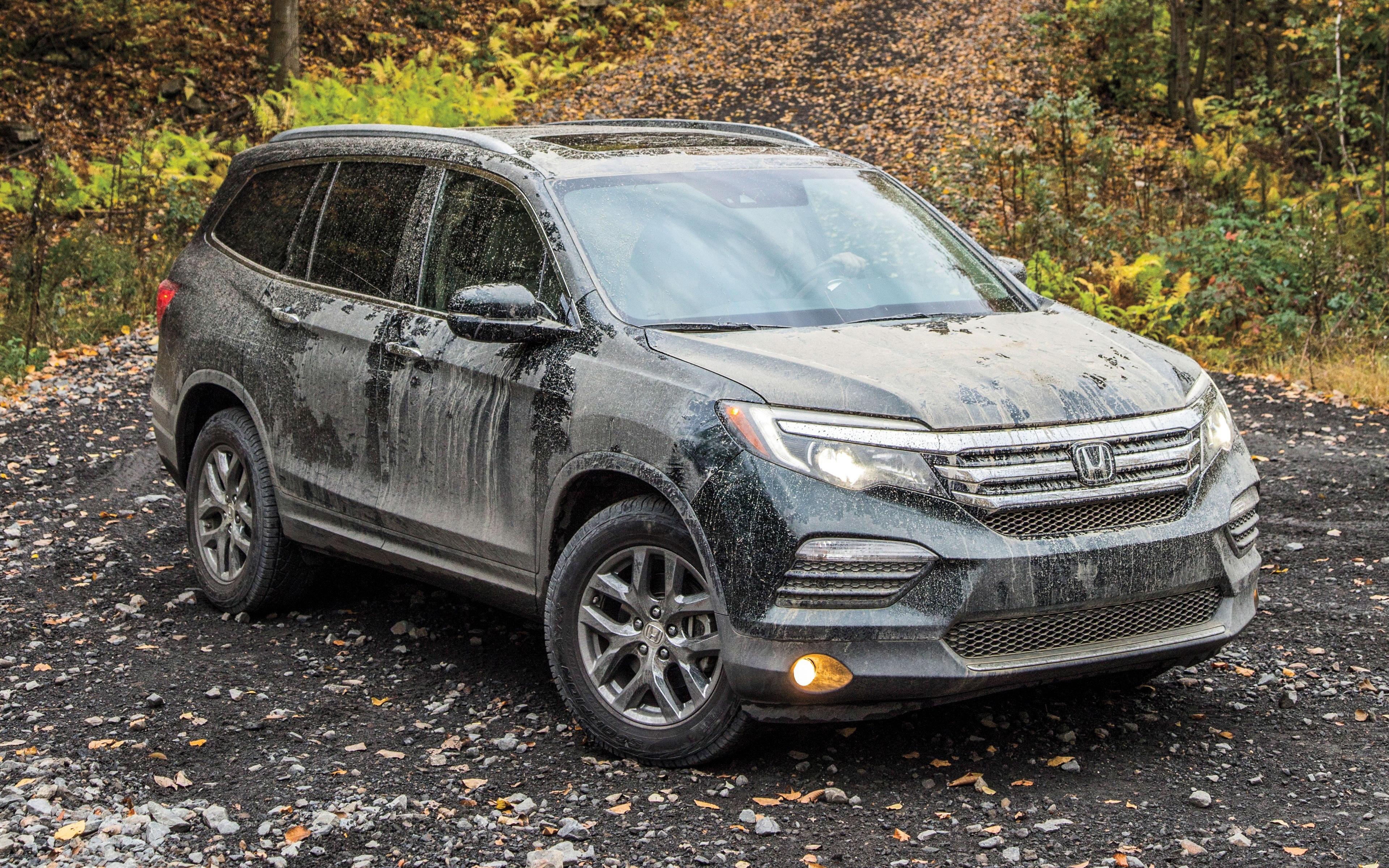 3840x2400 Download wallpaper Honda Pilot, 4k, offroad, 2019 cars, SUVs, mud, 2019 Honda Pilot, new Pilot, Honda for desktop with resolution 3840x2400. High Quality HD picture wallpaper
