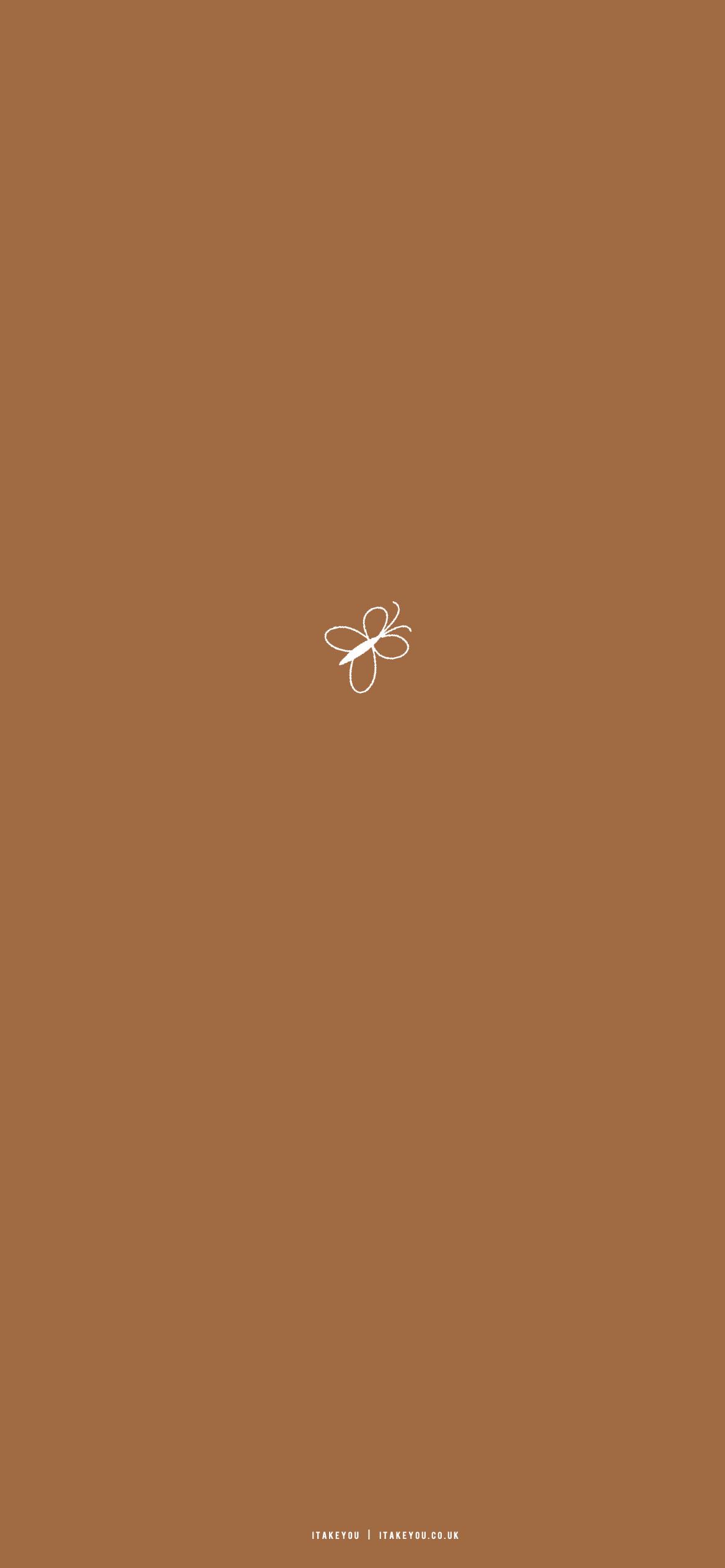 1170x2532 Cute Brown Aesthetic Wallpaper for Phone : Kinda Care, Kinda Don't I Take You. Wedding Readings. Wedding Ideas
