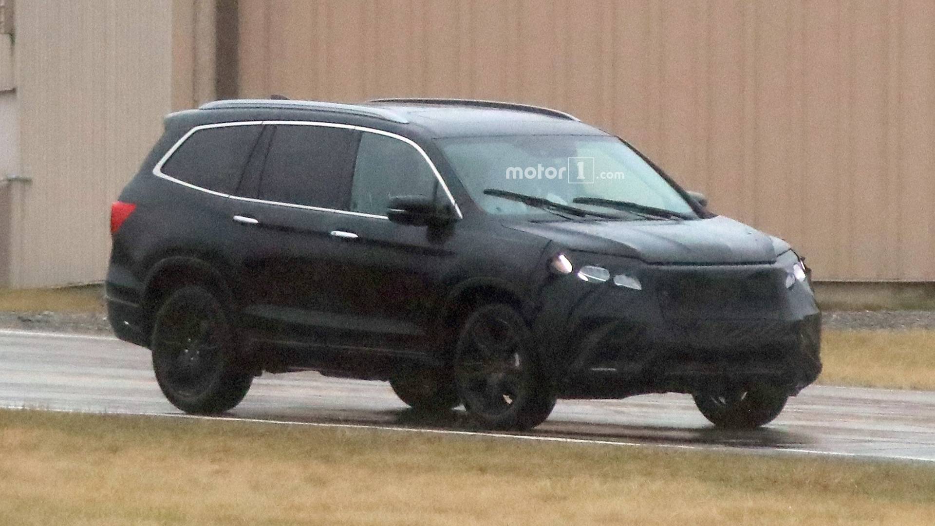 1920x1080 Honda Pilot Spied For First Time With New Face