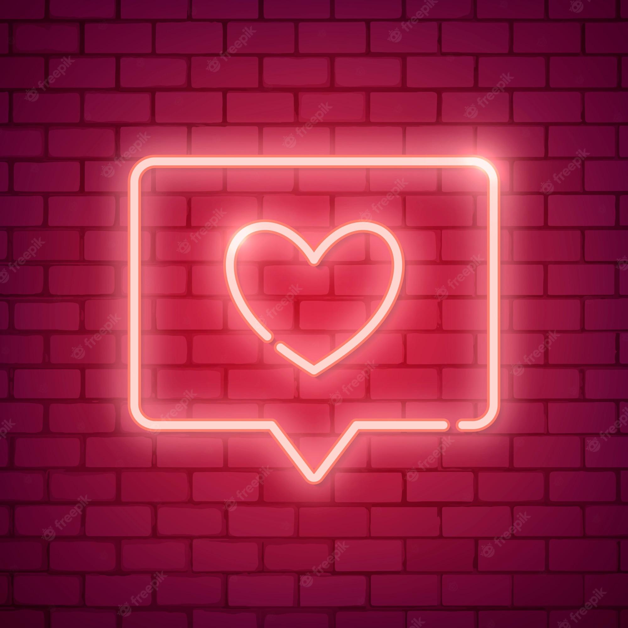 2000x2000 Neon Love Image. Free Vectors, & PSD