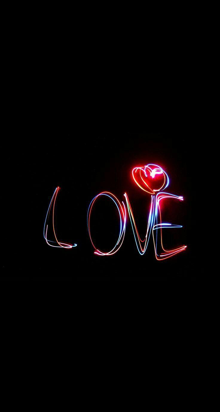 736x1378 Wallpaper. Neon wallpaper, Love wallpaper, Cute love wallpaper