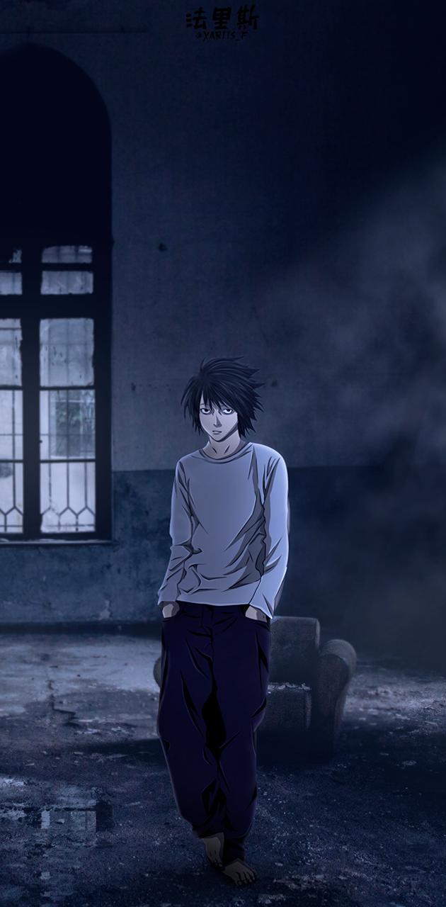 630x1280 L Lawliet wallpaper