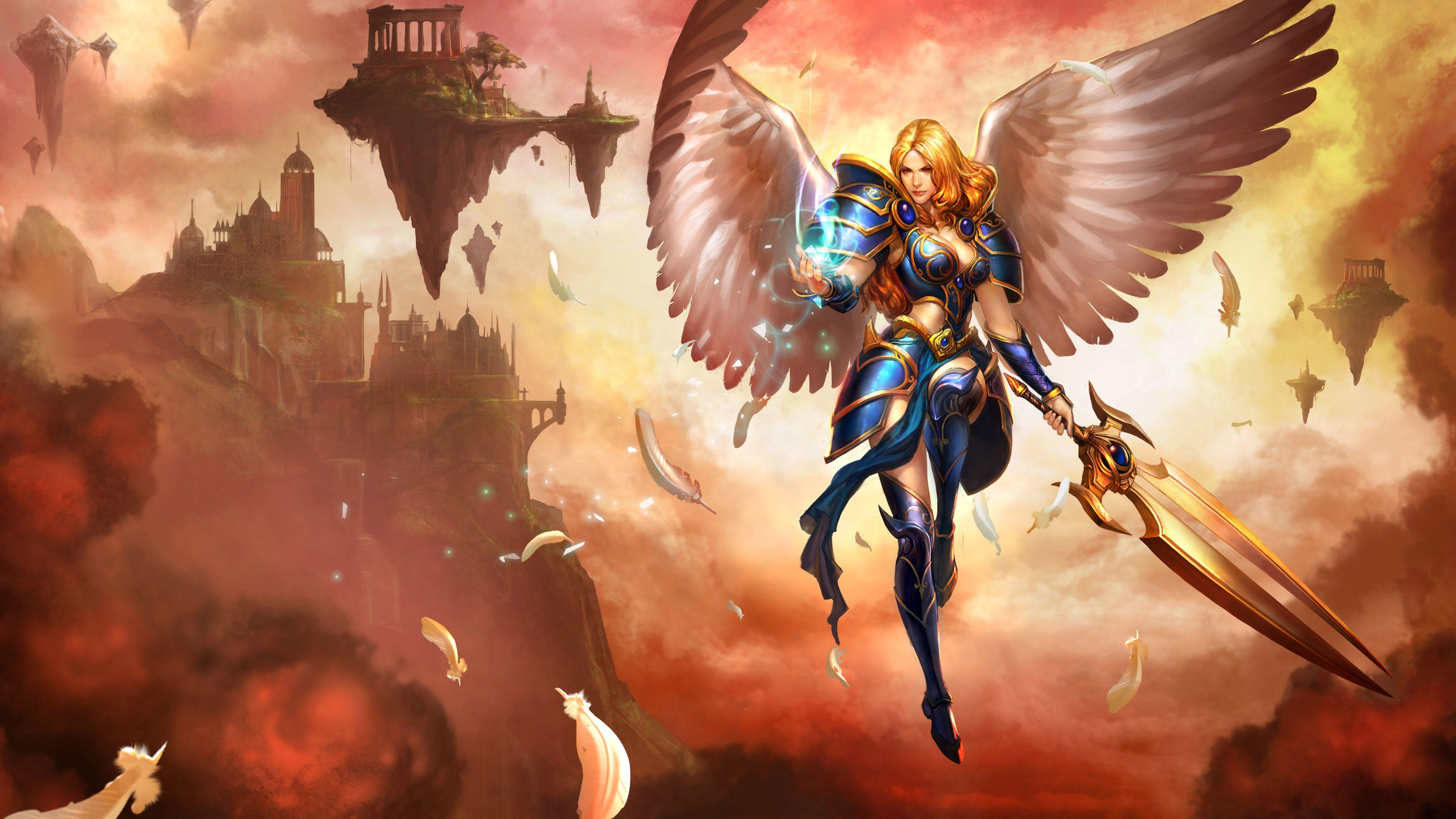 3840x2160 Kayle LoL Wallpaper