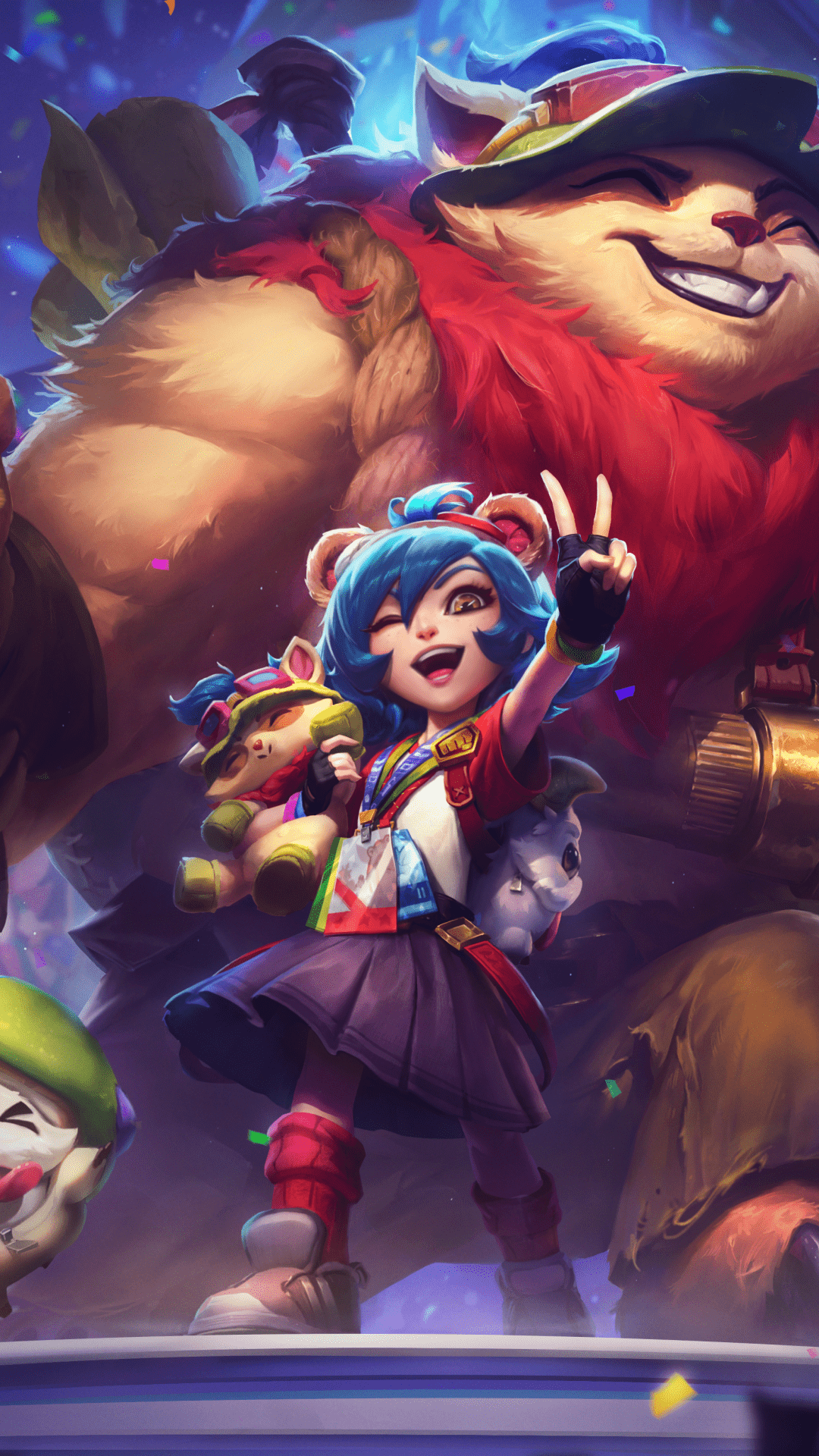 1080x1920 Wallpaper / Video Game League Of Legends Phone Wallpaper, Teemo (League Of Legends), Annie (League Of Legends), Poro (League Of Legends), 1080x1920 free download
