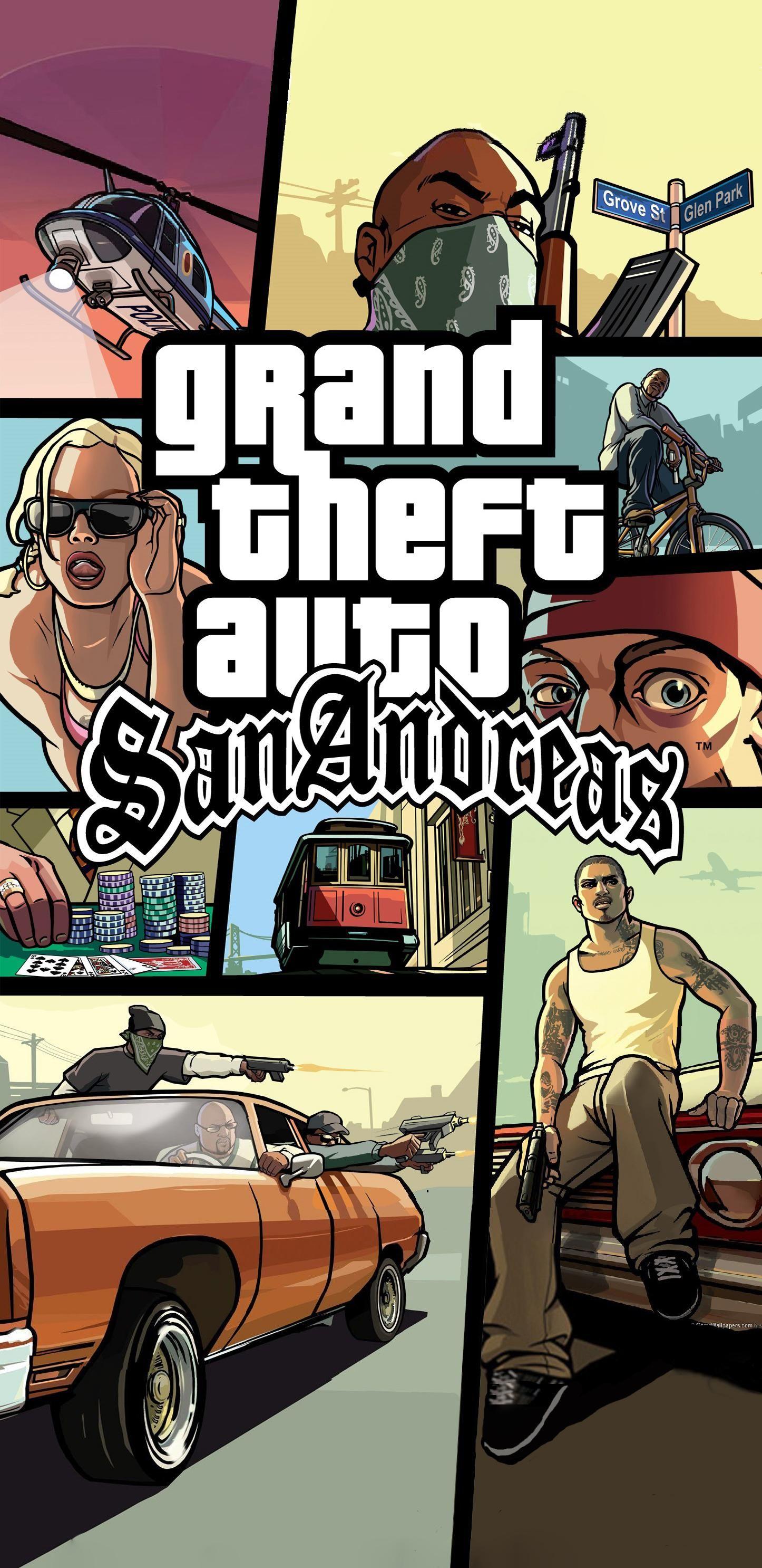 1446x2972 I made Grand Theft Auto: San Andreas