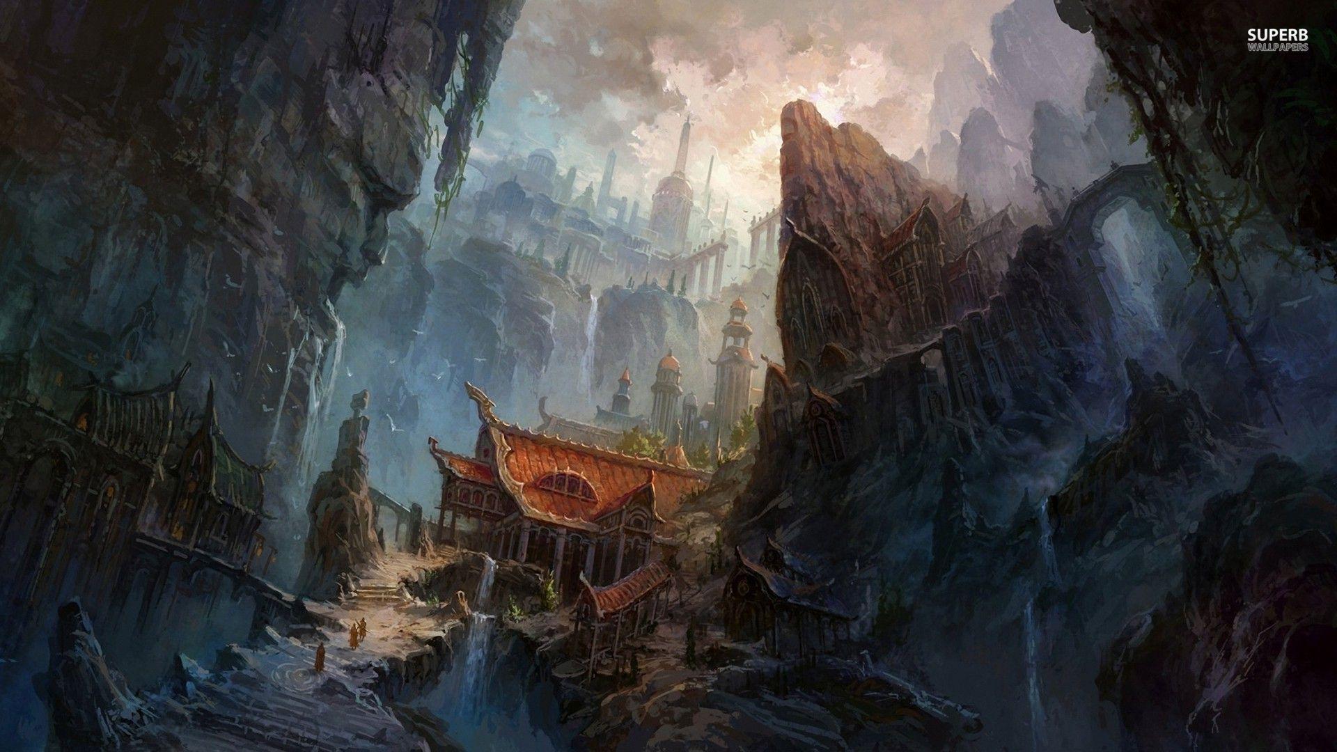1920x1080 ancient china wallpaper, action adventure game, cg artwork, painting, mythology, art