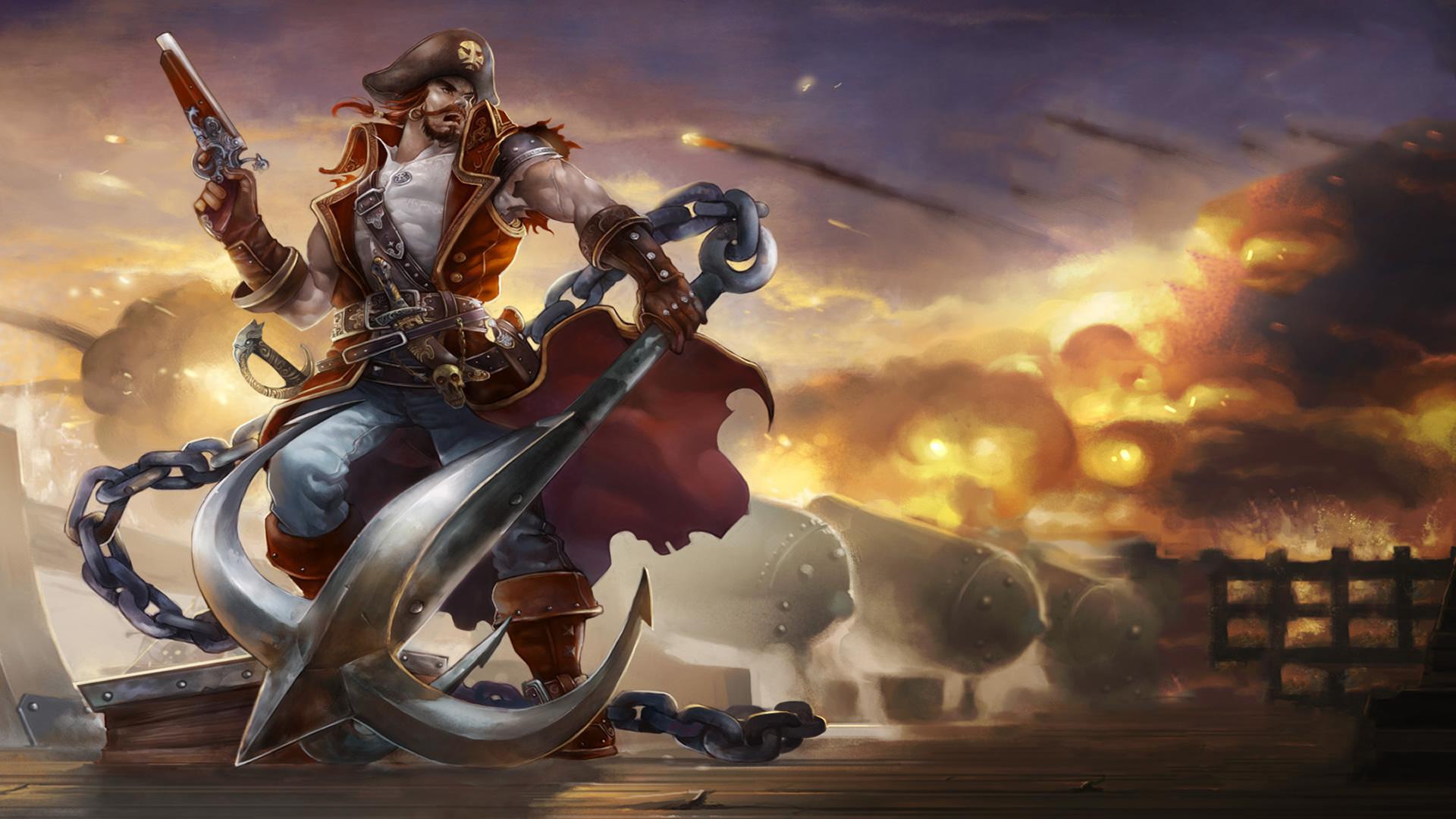 1920x1080 Gangplank Classic Chinese Wallpaper