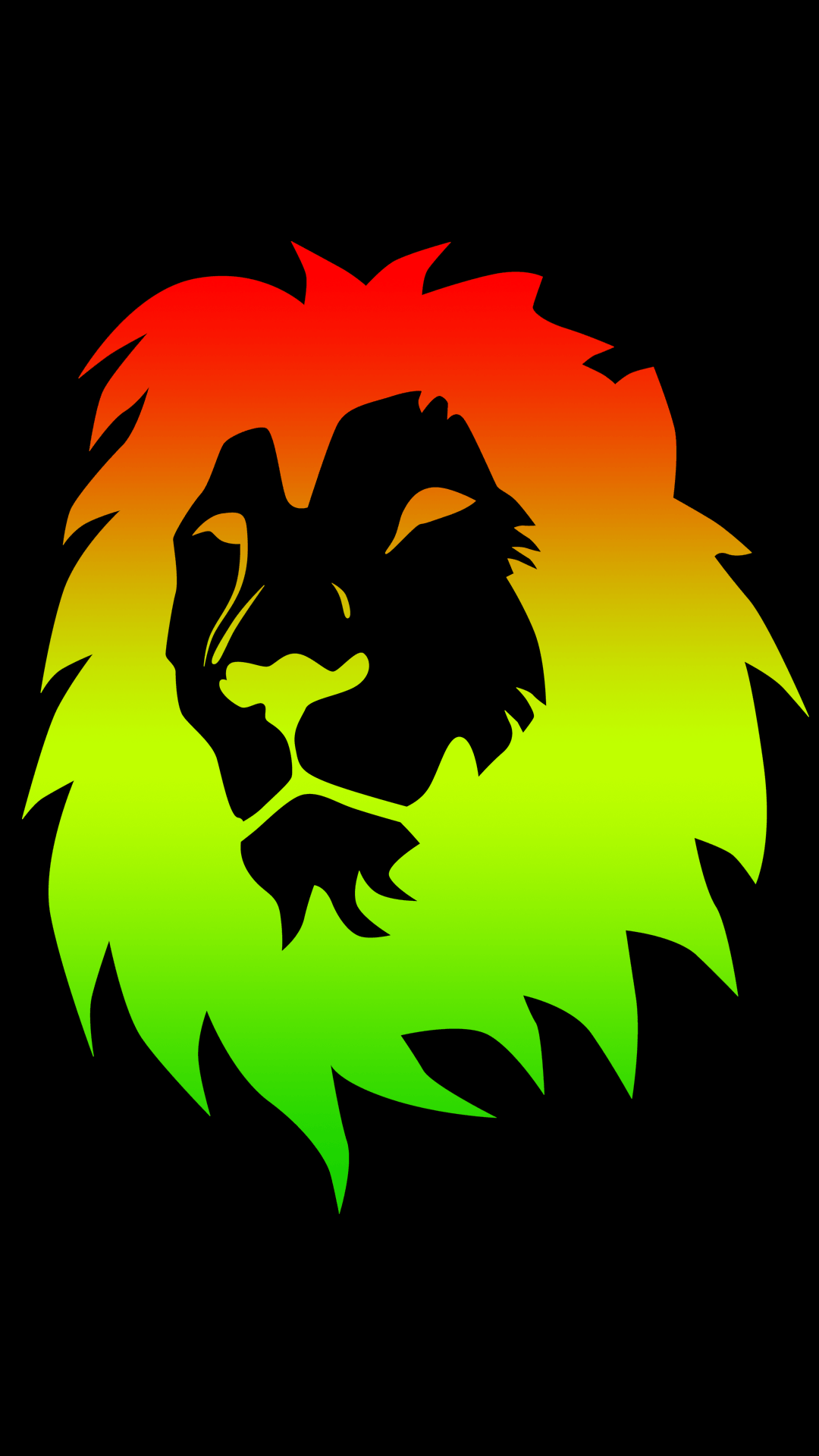 1080x1920 Free HD Rasta Color Lion خلفيات آيفون للتنزيل .0231