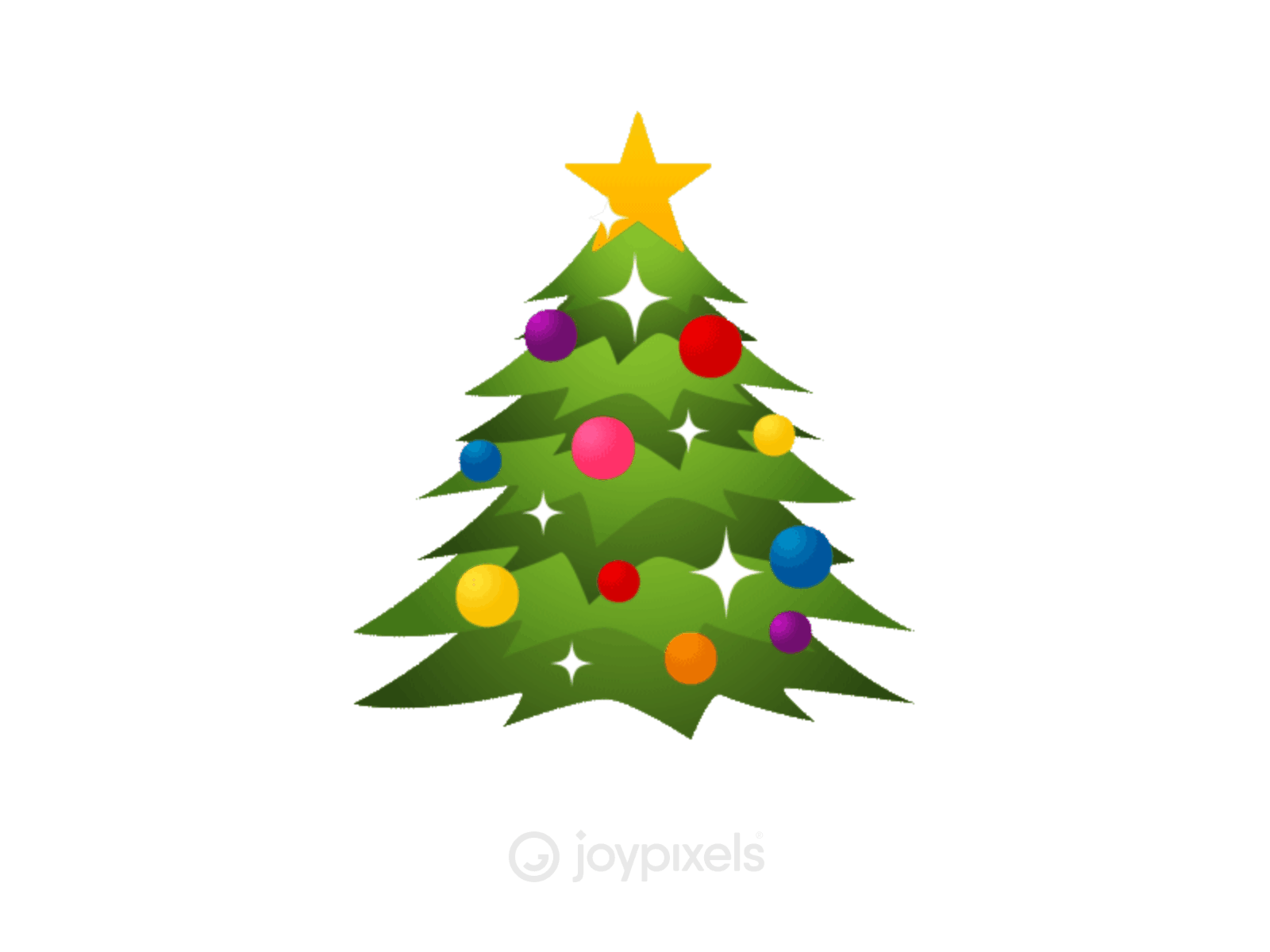 1600x1200 The JoyPixels Christmas Tree Emoji Animation 3.0 by JoyPixels. Animated christmas tree, Tree emoji, Animated christmas
