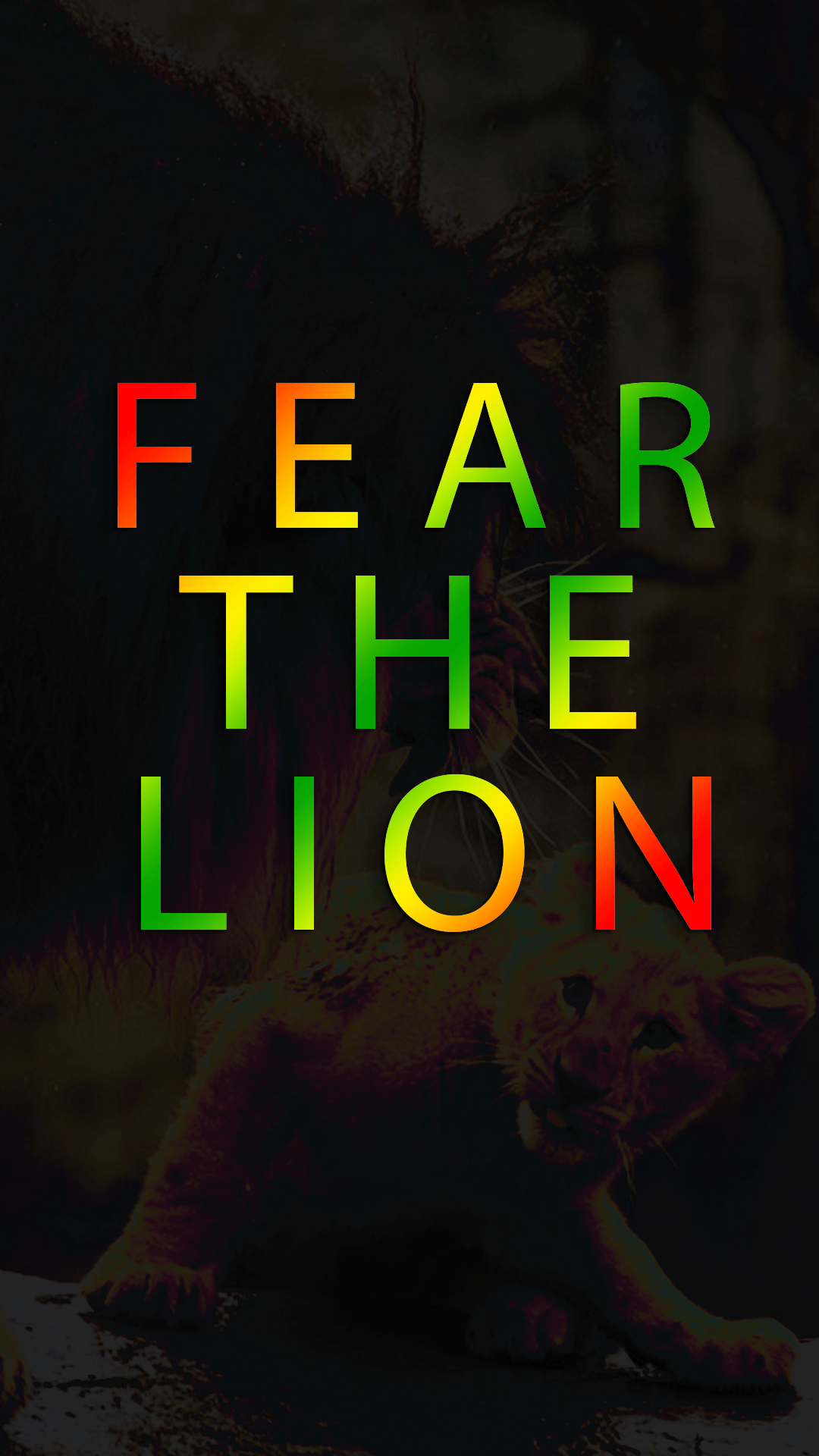 1080x1920 Free HD Fear The Lion iPhone Wallpaper For Download .0382