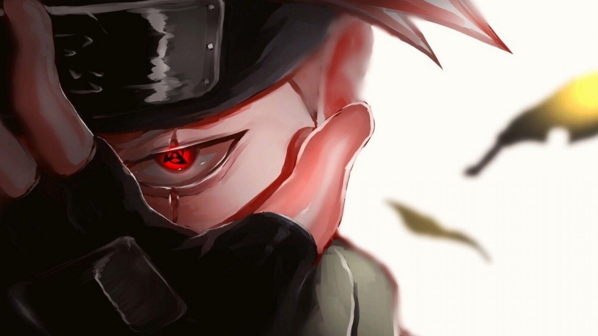 1920x1080 Desktop Wallpaper Hatake Kakashi, Naruto, Red Eye, HD Image, Picture, Background, 063b2a