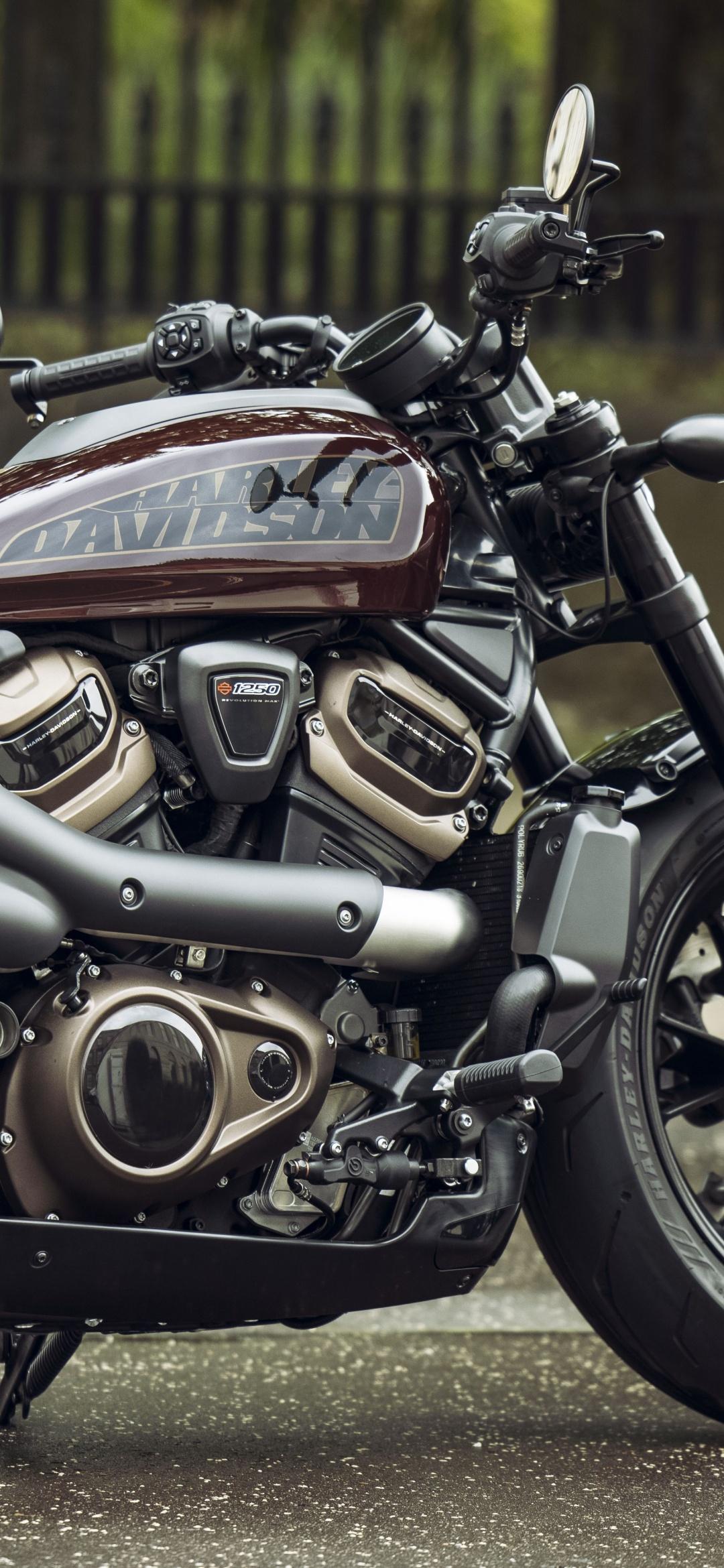 1080x2340 Harley Davidson Sportster S Wallpaper 4K, Cruiser Motorcycle, 5K, Bikes