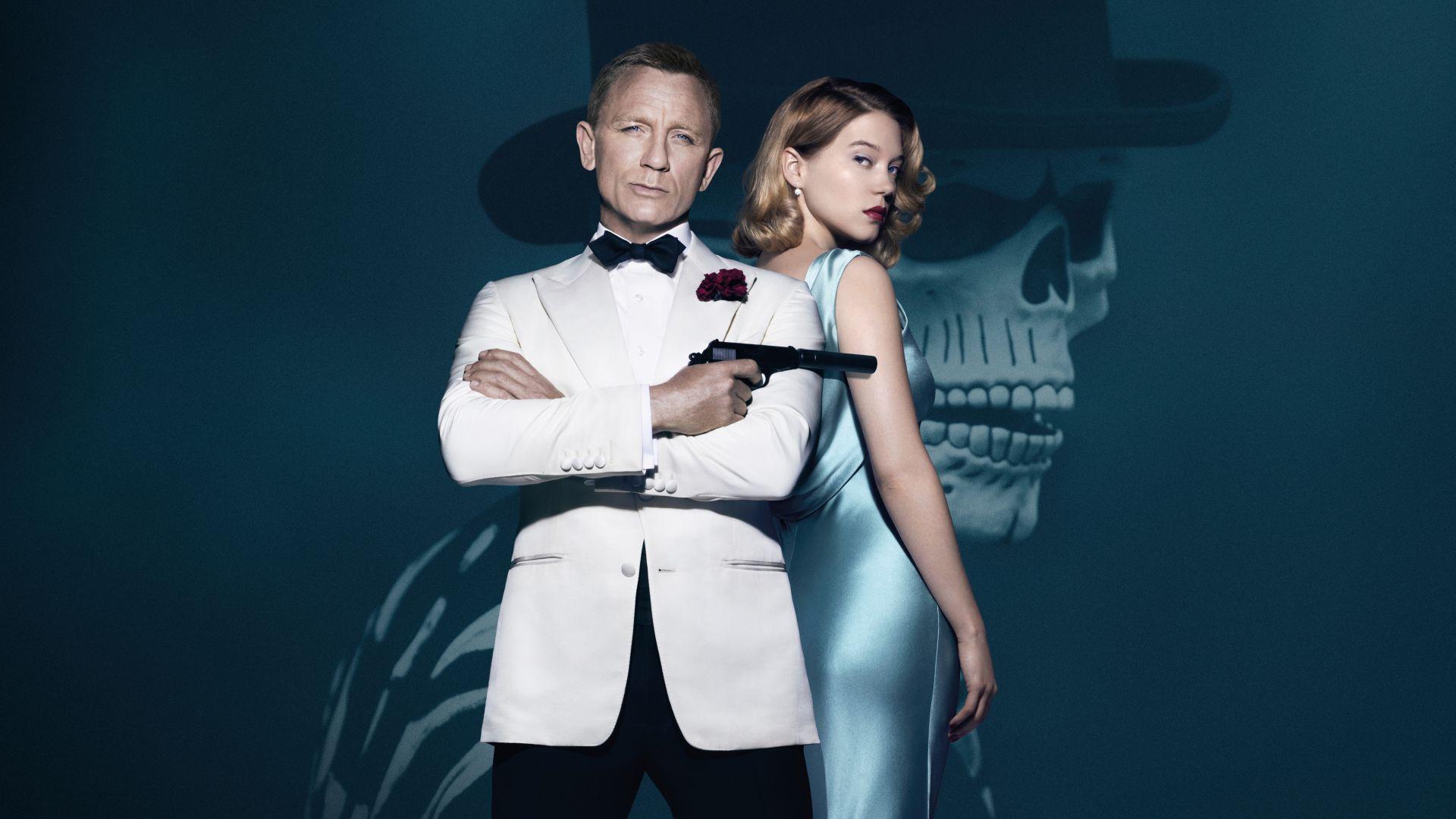 1920x1080 Desktop Wallpaper Spectre, James Bond Movie, Daniel Craig, Lea Seydoux, HD Image, Picture, Background, Dgk9t