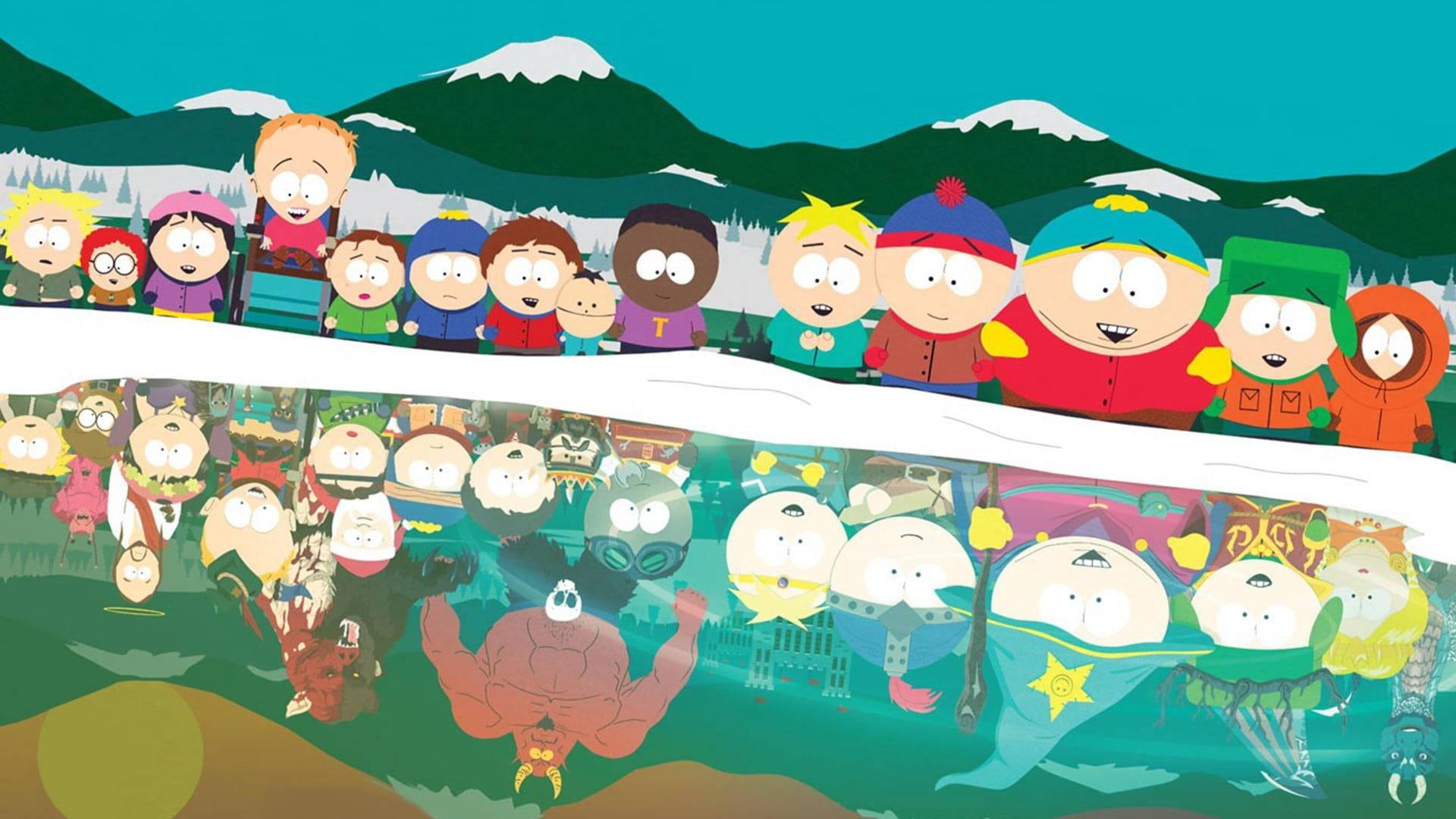 1920x1080 Download Kenny Mccormick And Friends River Reflection Wallpaper
