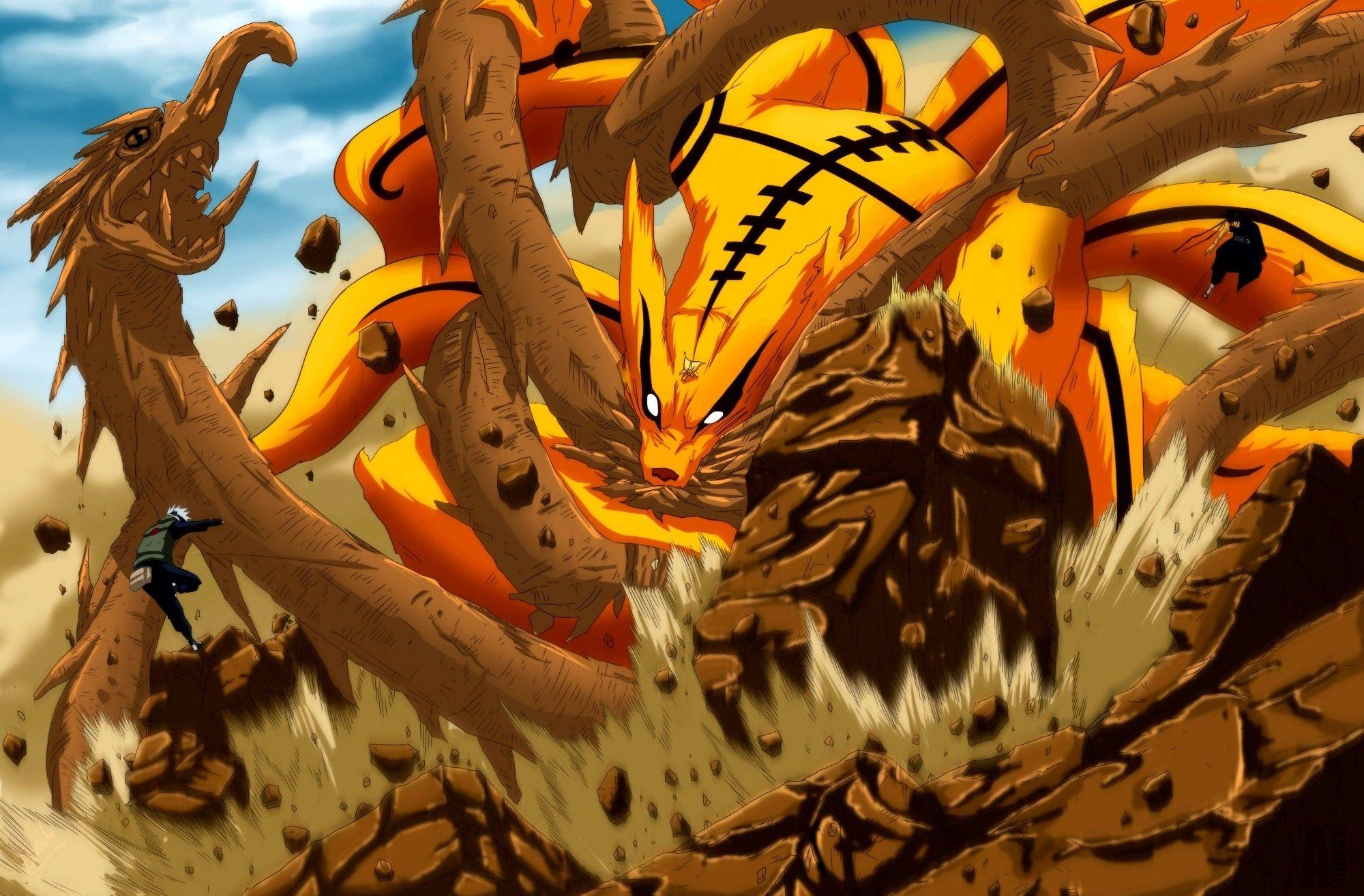 2000x1315 Naruto and Kurama Wallpaper