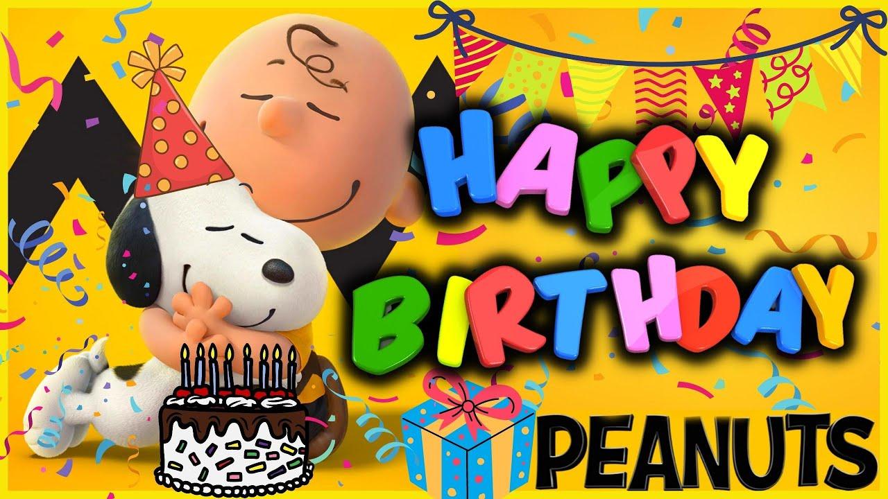 1280x720 Happy Birthday Snoopy. Snoopy Birthday Party Song. Peanuts Happy Birthday Song. Snoopy HBD