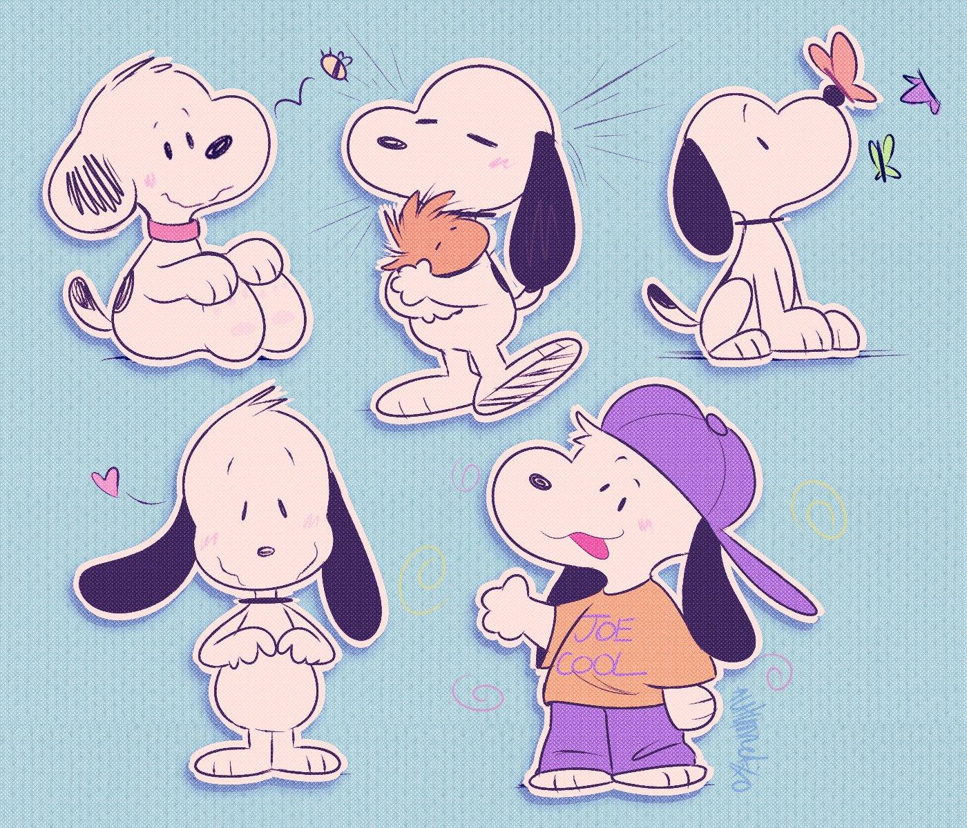 1400x1200 auri year another drawing for snoopy's birthday!