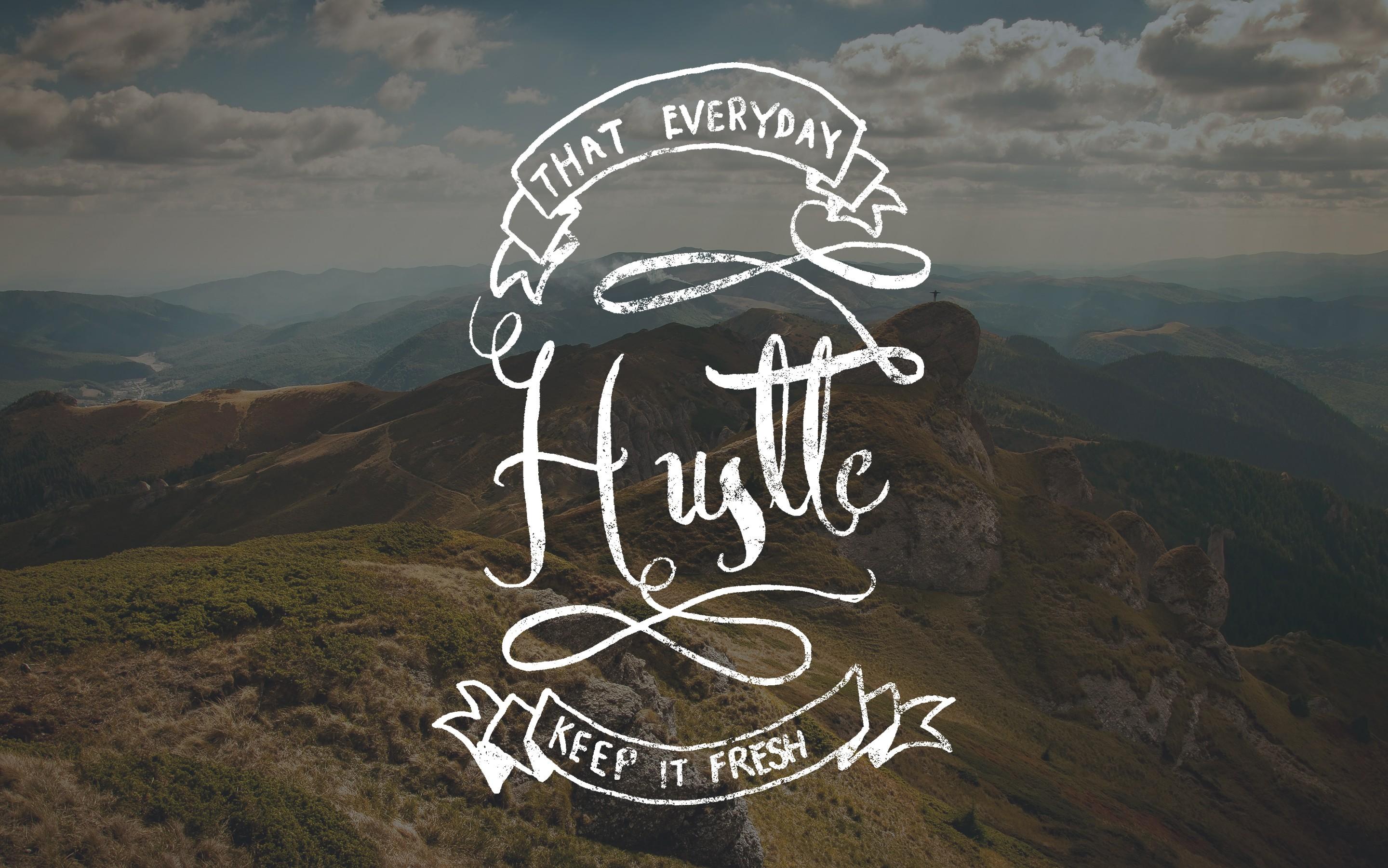 2880x1800 hustle, Typography Wallpaper HD / Desktop and Mobile Background