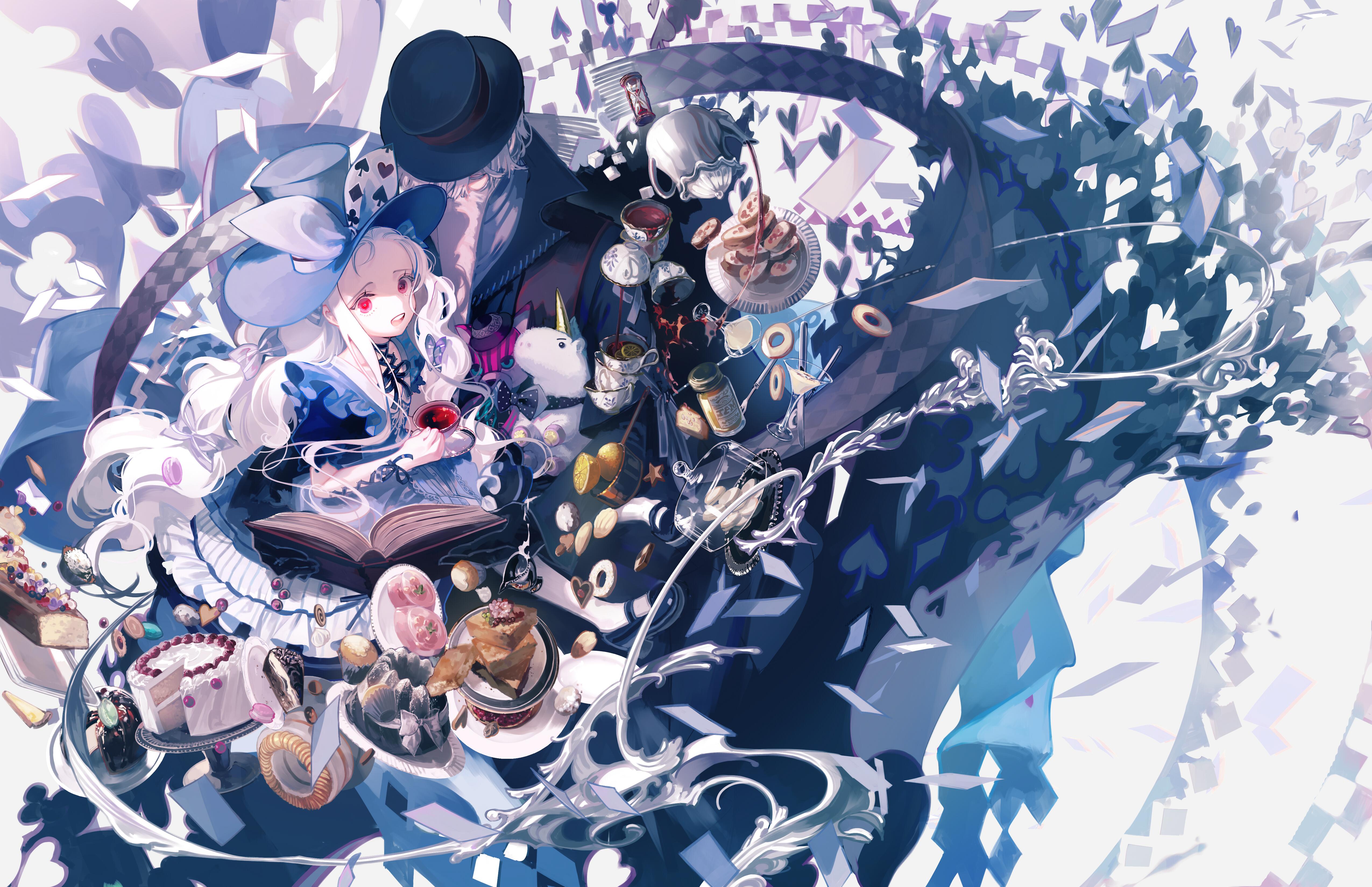 Mobile wallpaper: Anime, Tea, Spoon, Original, Tea Cup, 972043