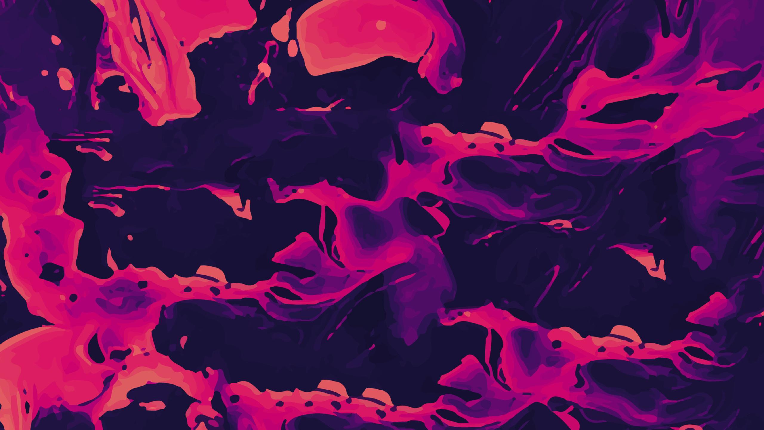 2560x1440 Abstract Pink Oil Paint 1440P Resolution Wallpaper, HD Abstract 4K Wallpaper, Image, Photo and Background