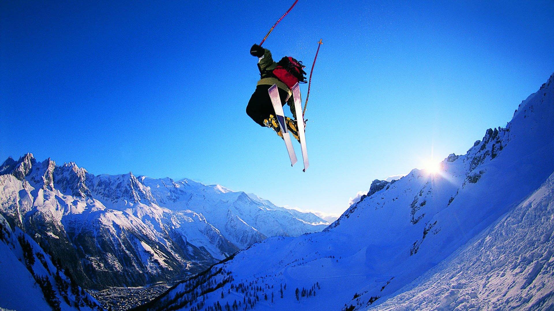 Extreme Skiing Wallpaper