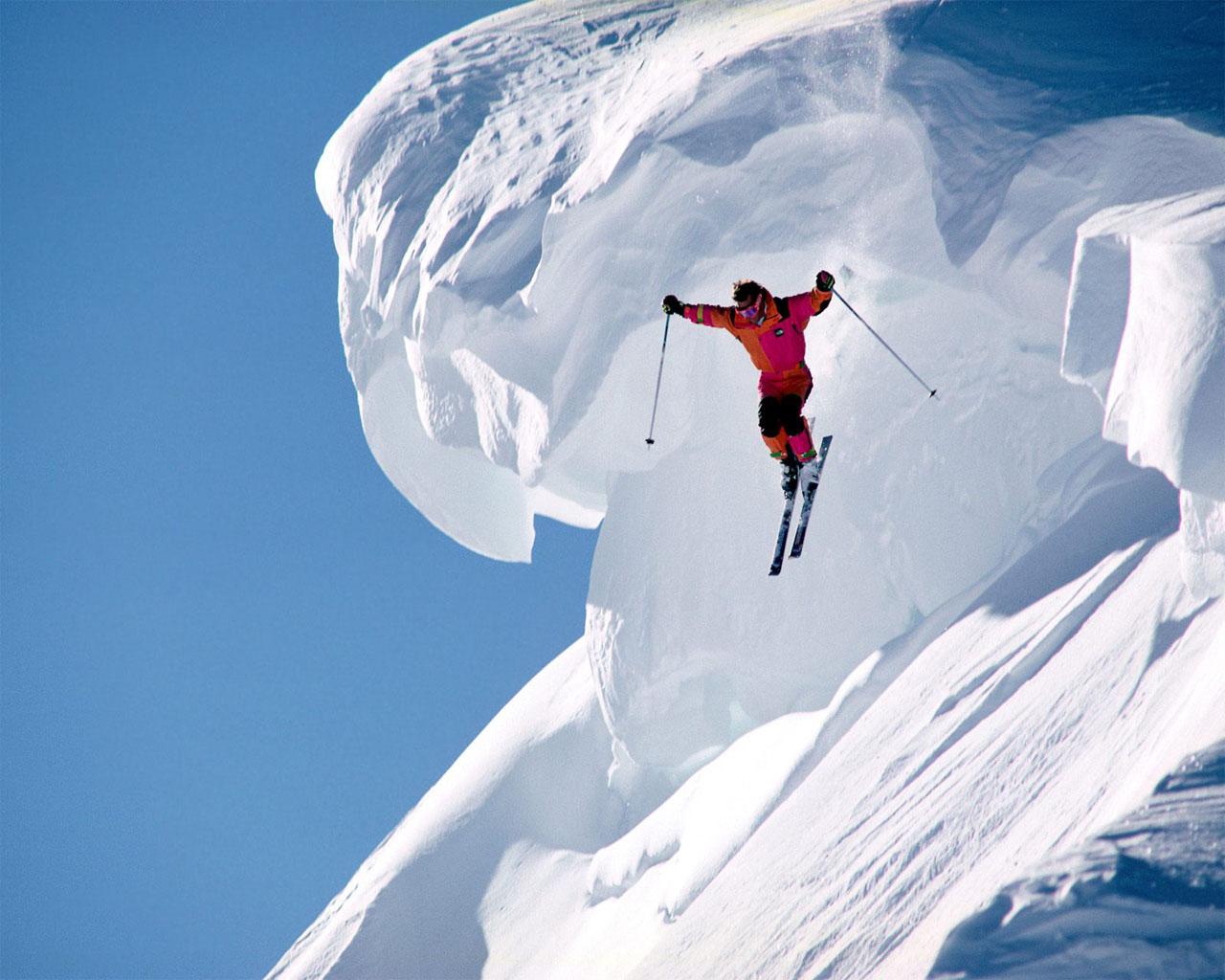 1280x1024 Skiing Sport wallpaper