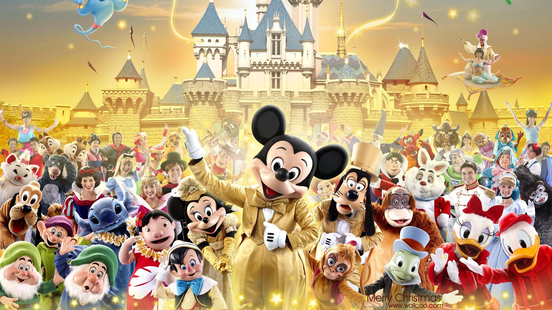 1920x1080 Disney cartoon characters large photo wallpaper