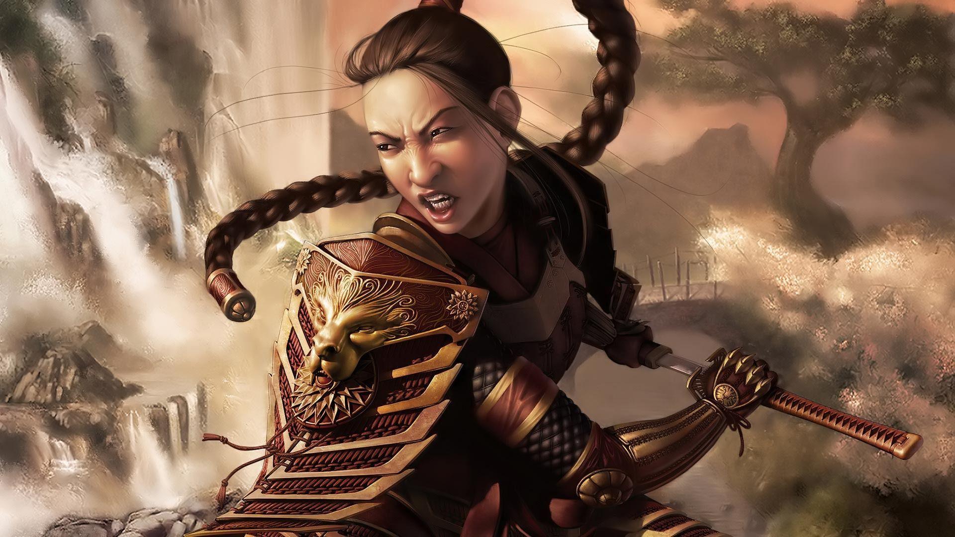 1920x1080 Samurai Woman. Samurai woman 1920x1080 wallpaper. Awareness