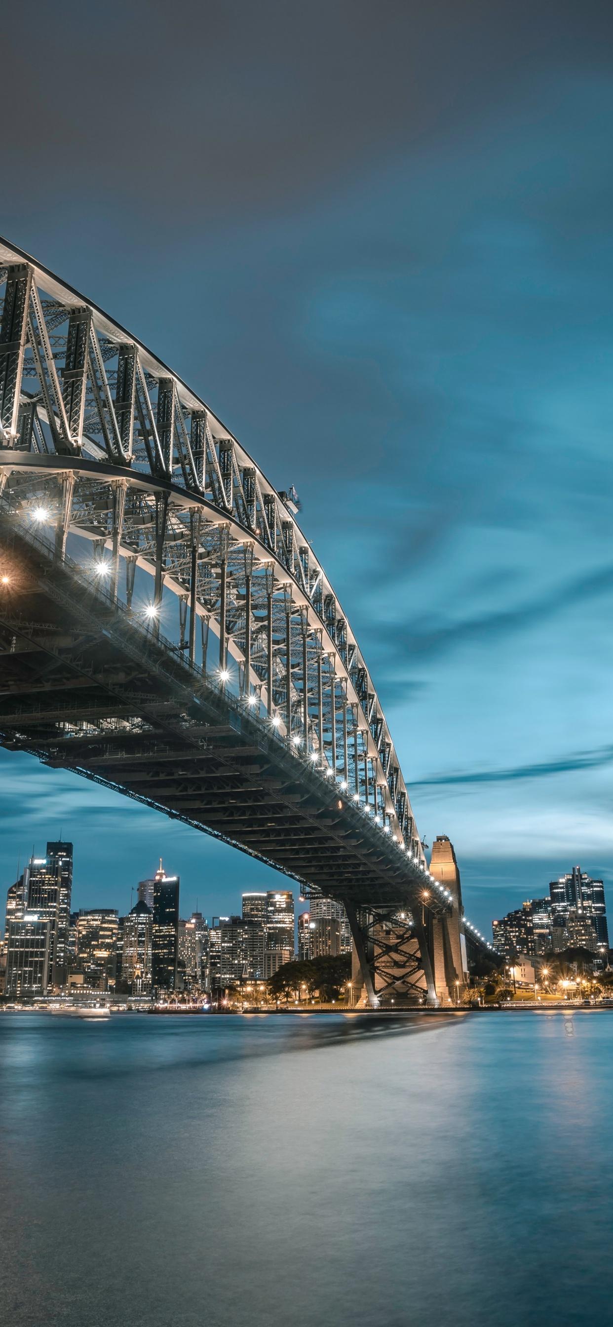 1242x2688 Sydney Harbour Bridge Wallpaper 4K, Milsons Point, Australia, Cityscape, River, World