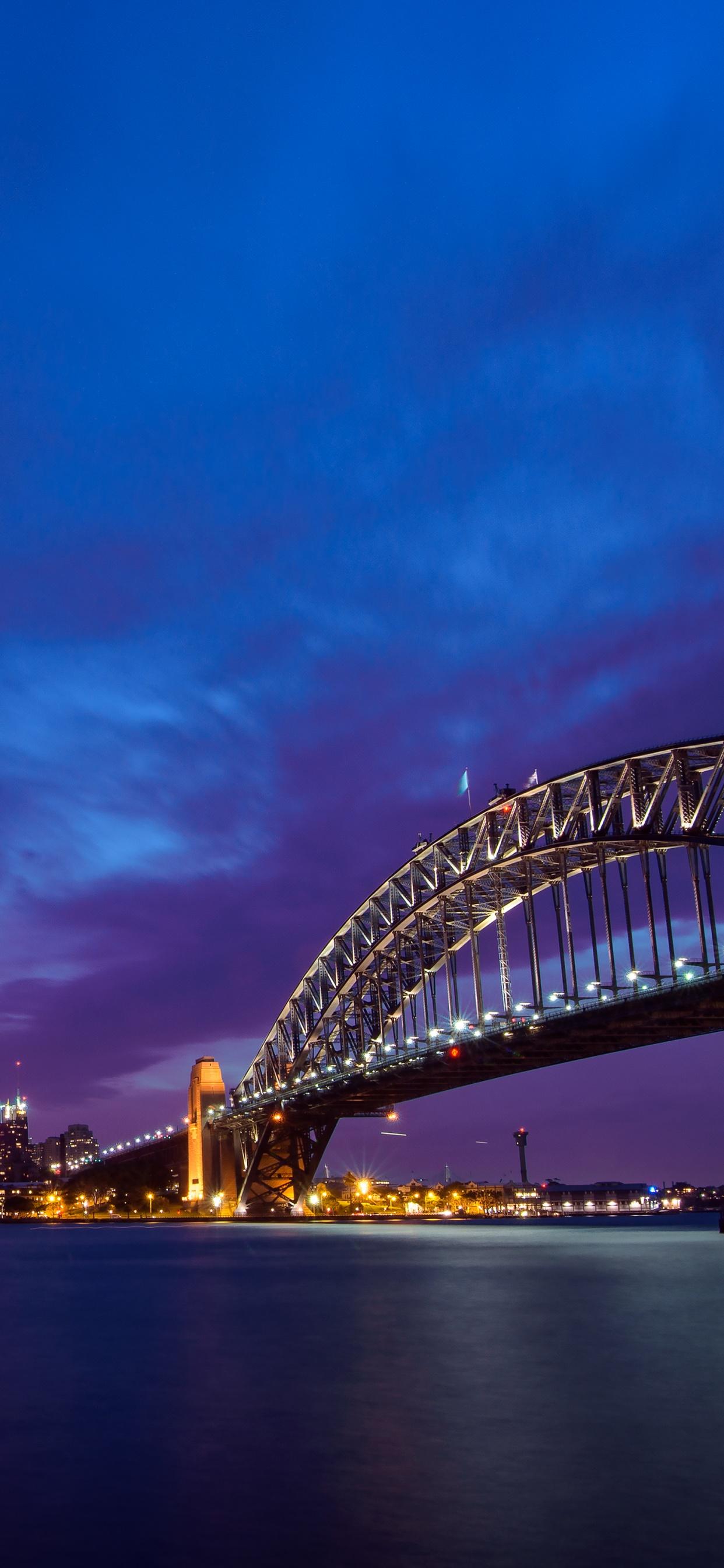 1242x2688 Sydney Harbour Bridge Wallpaper 4K, Sydney Opera House, Metal structure, Australia, World
