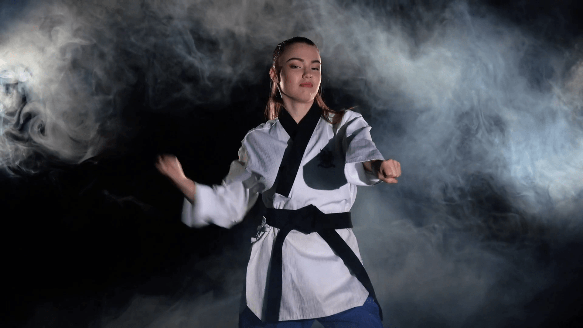 1920x1080 Taekwondo Girl Wallpaper