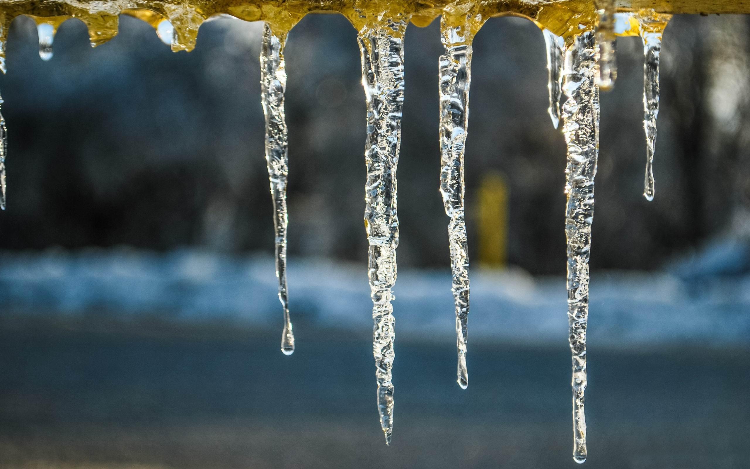 2560x1600 Icicles On A Cold Afternoon Nature Desktop Wallpaper