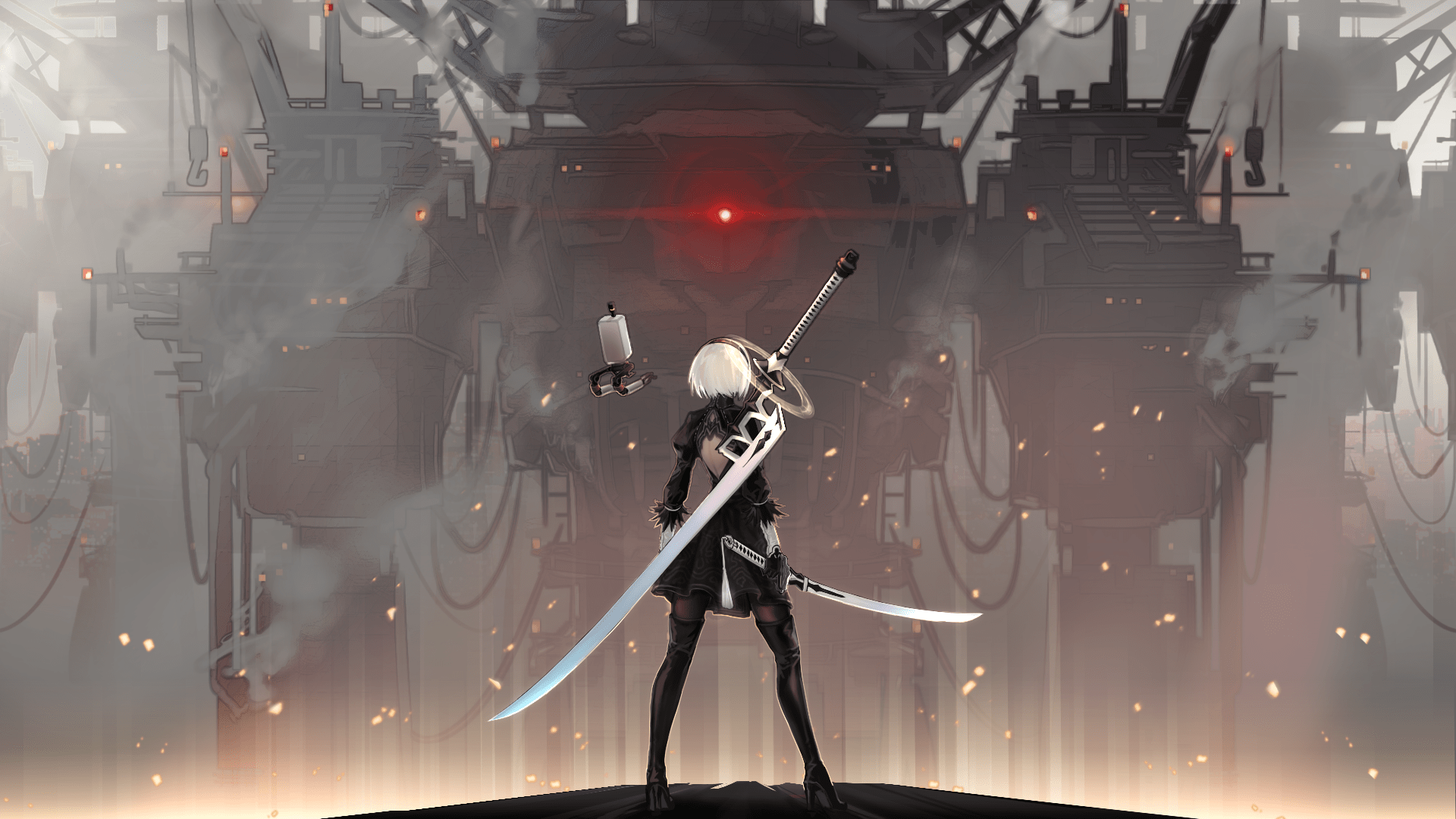 1920x1080 NieR: Automata 2B HD Wallpaper