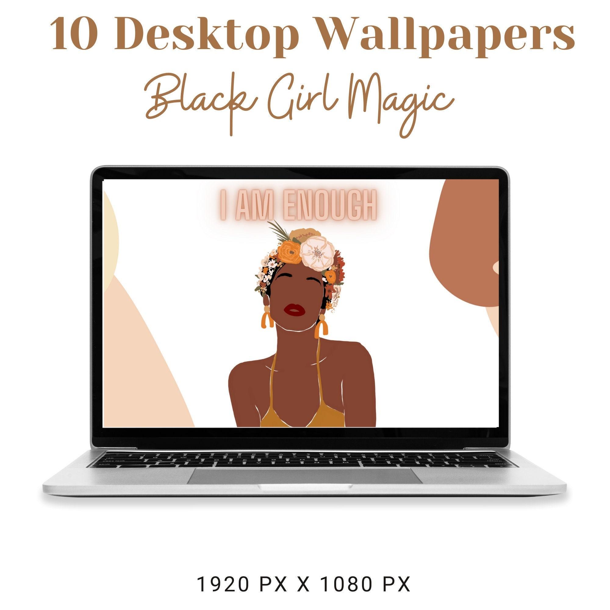 2000x2000 Black Girl Magic Desktop Wallpaper Affirmation Desktop
