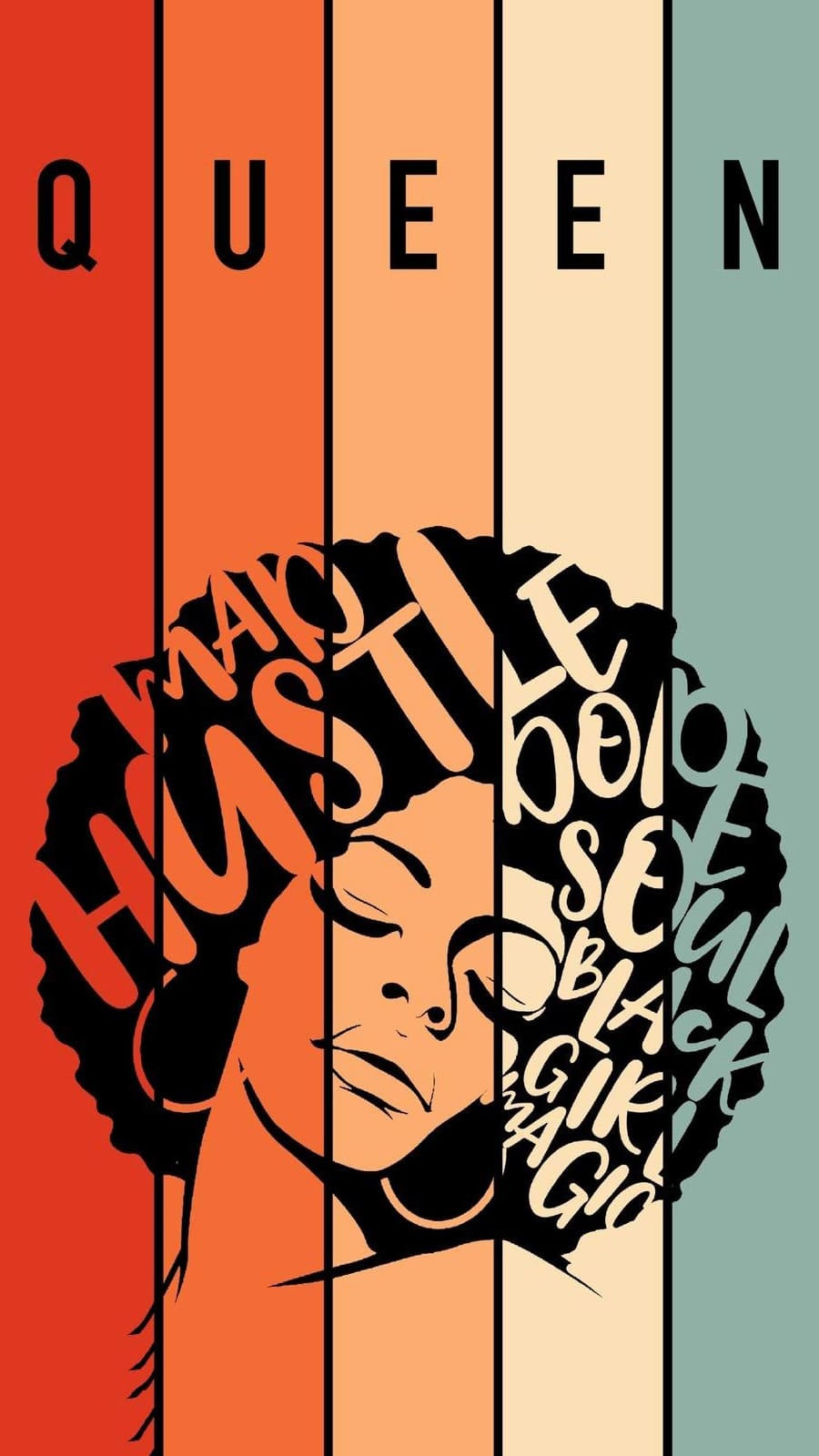900x1600 Black Girl Magic Wallpaper
