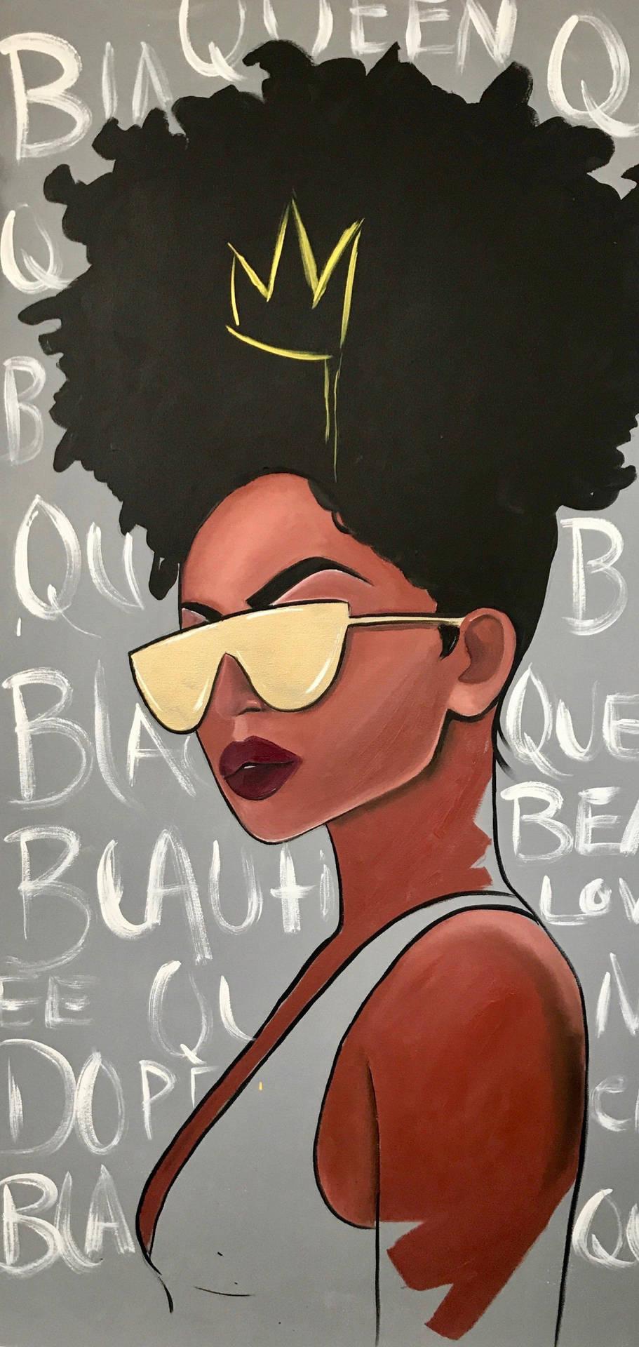 911x1920 Download Cute Black Girl Queen Wallpaper