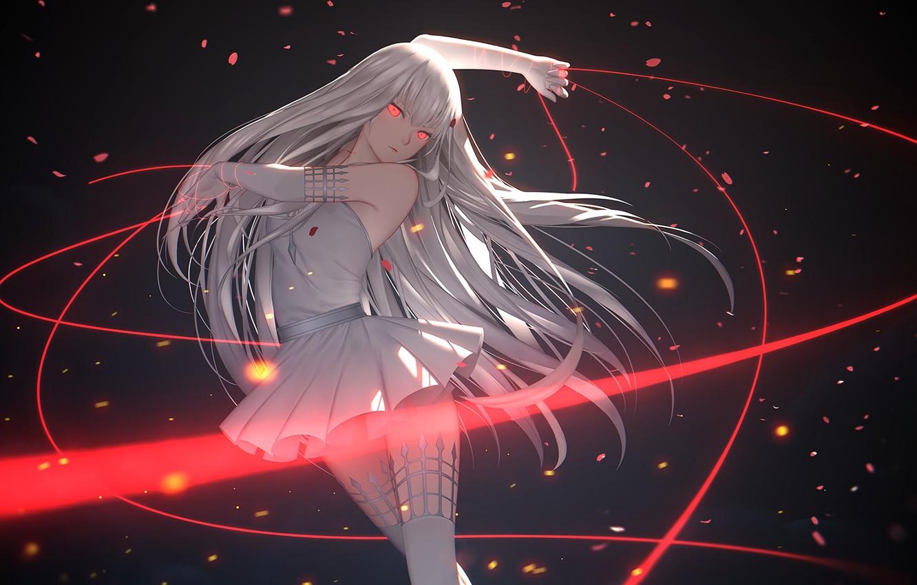 1332x850 Wallpaper darkness, sparks, red eyes, the witch, black magic, the dance of death image for desktop, section фантастика
