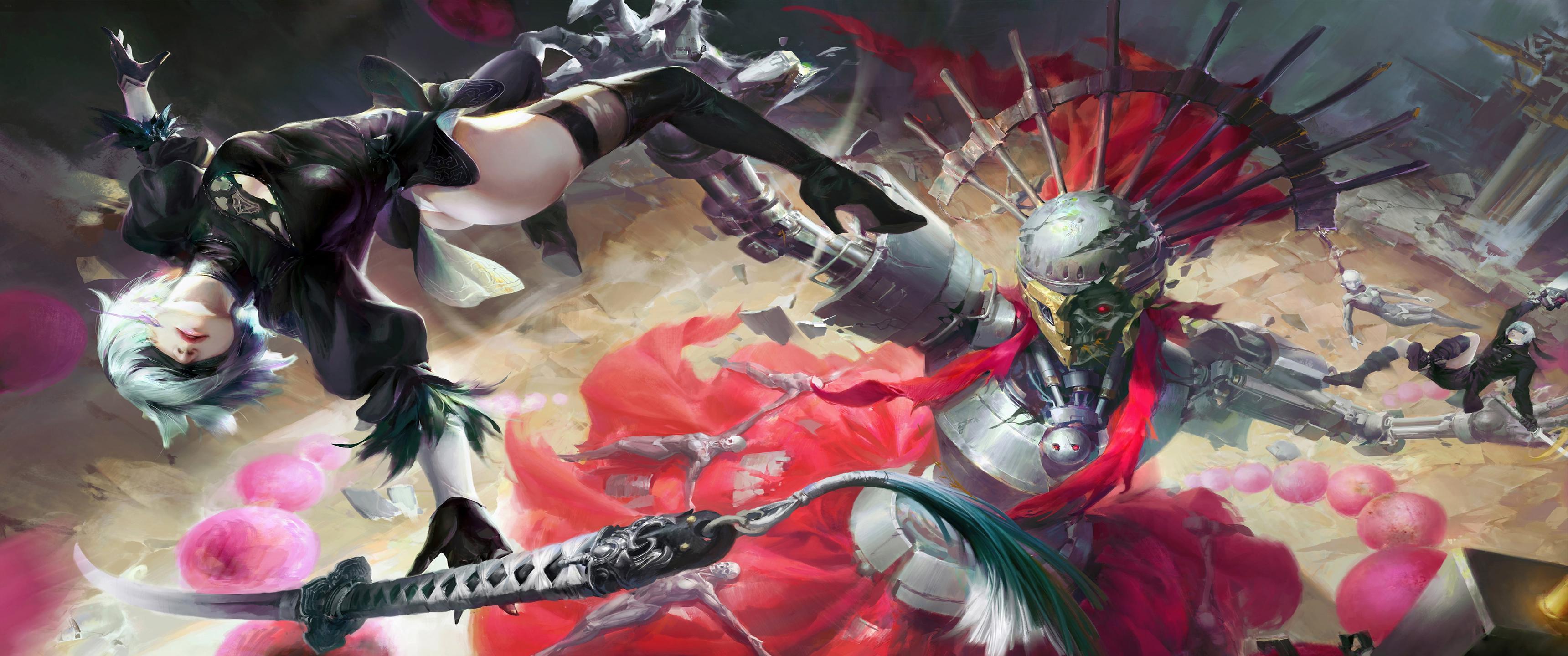 3440x1440 Nier Automata x 1440
